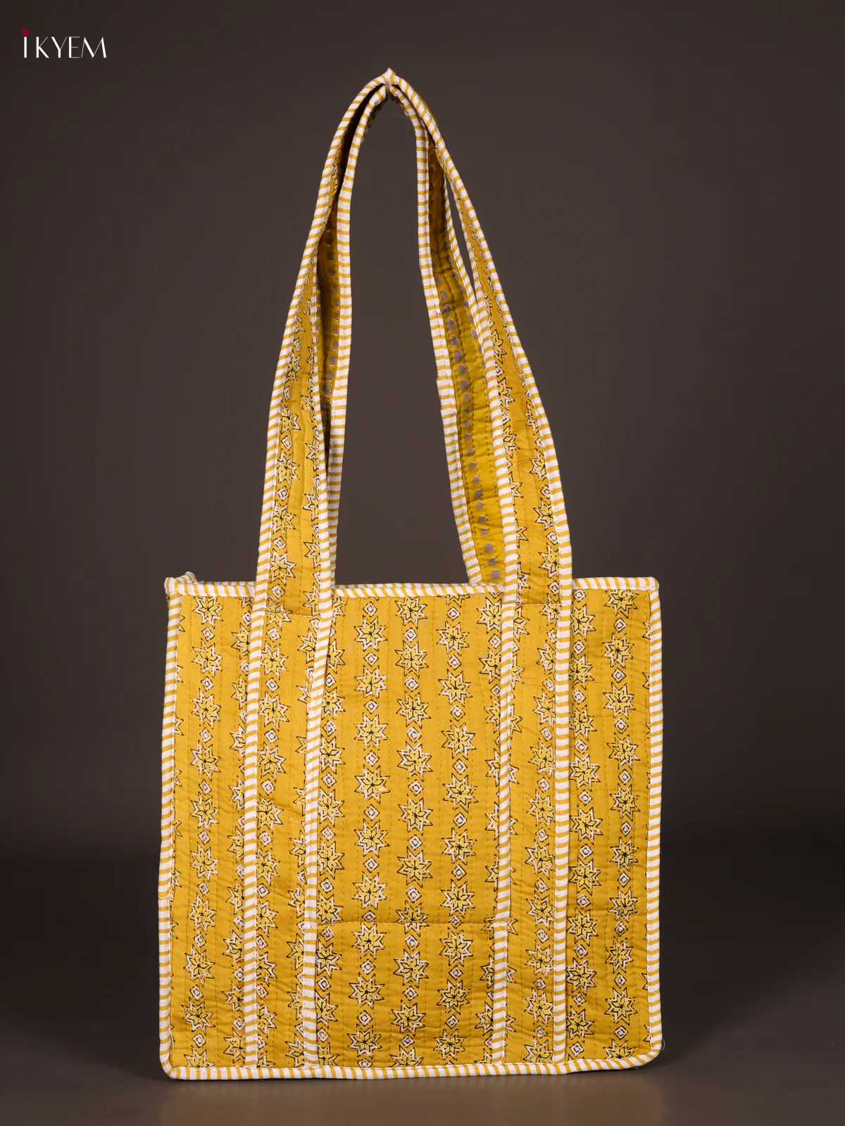 Printed Hand bag Yellow-KEE16062