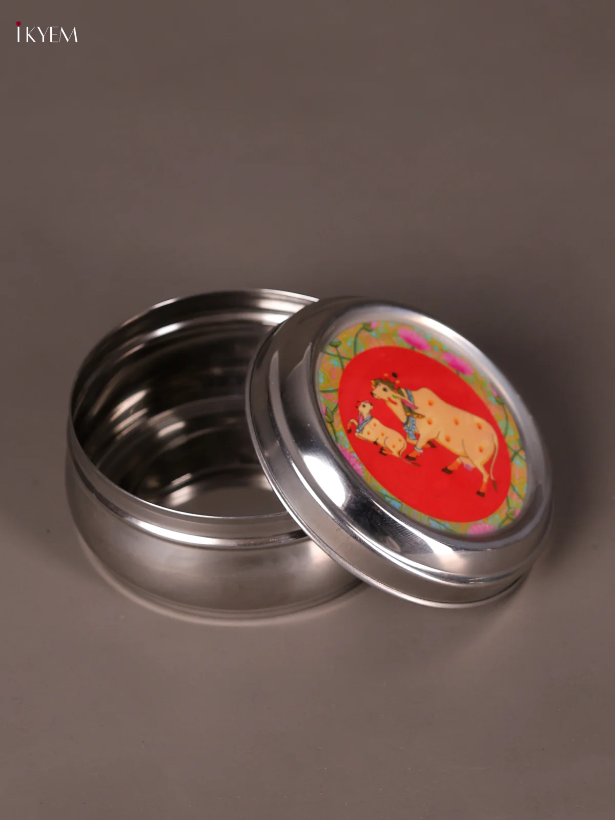 Digital Cow&Calf Printed Storage Box- Orange-KEE22012 - Image 2