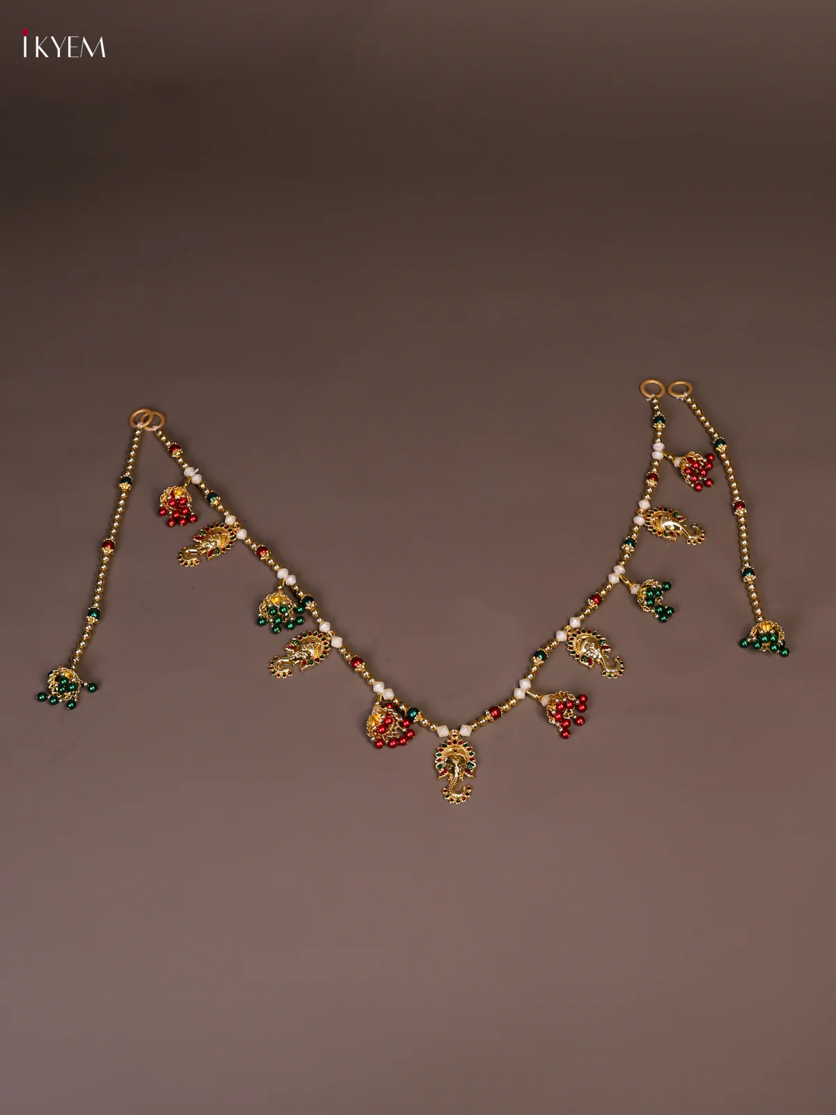GaneshaThoran Set With Pearls-KEE27004