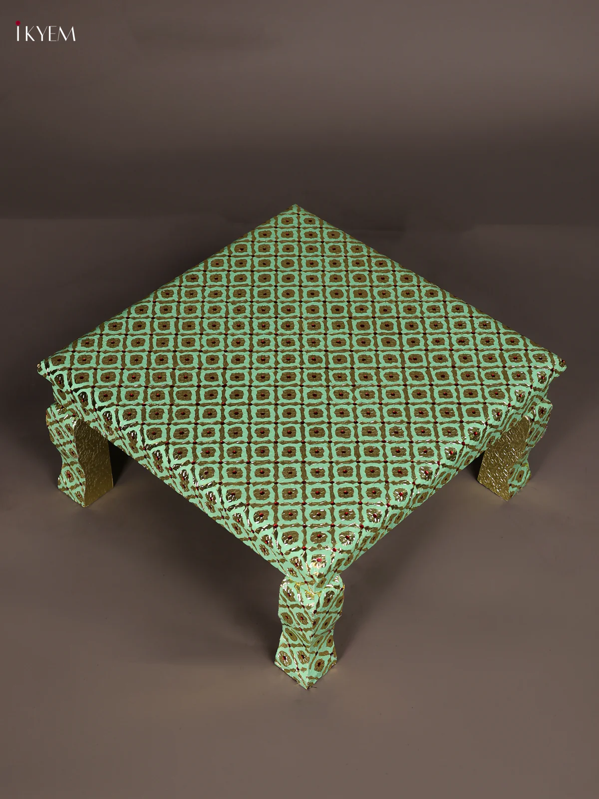 Meenakari Bajot-Green (15x15)-KEE27037 - Image 2