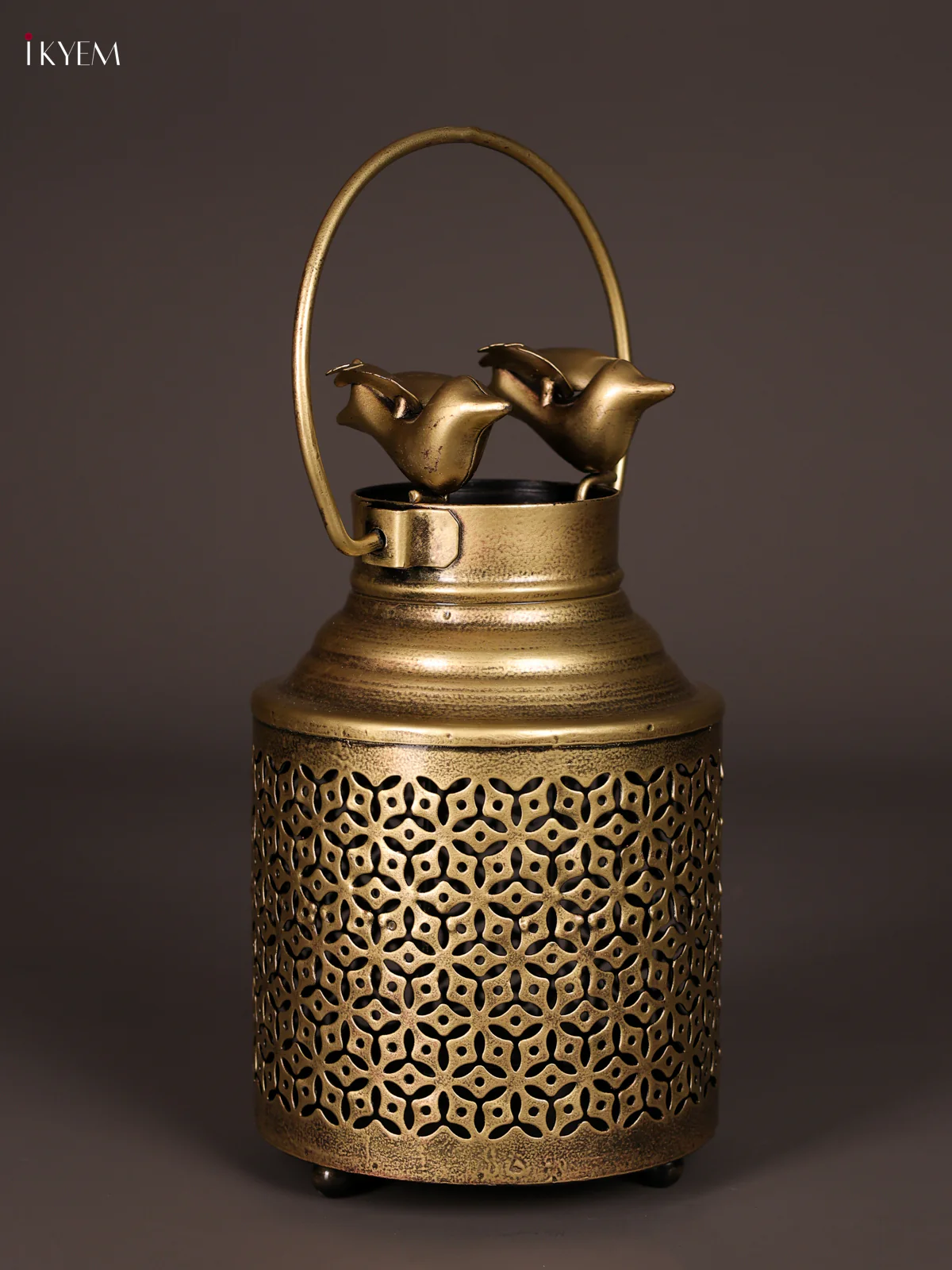 Metal Latern With Bird-KEE28015 - Image 2