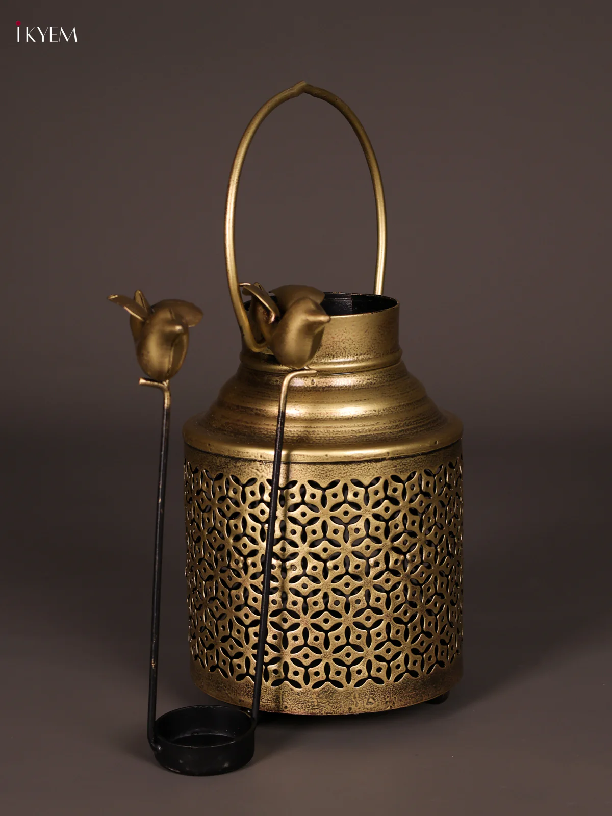 Metal Latern With Bird-KEE28015 - Image 3