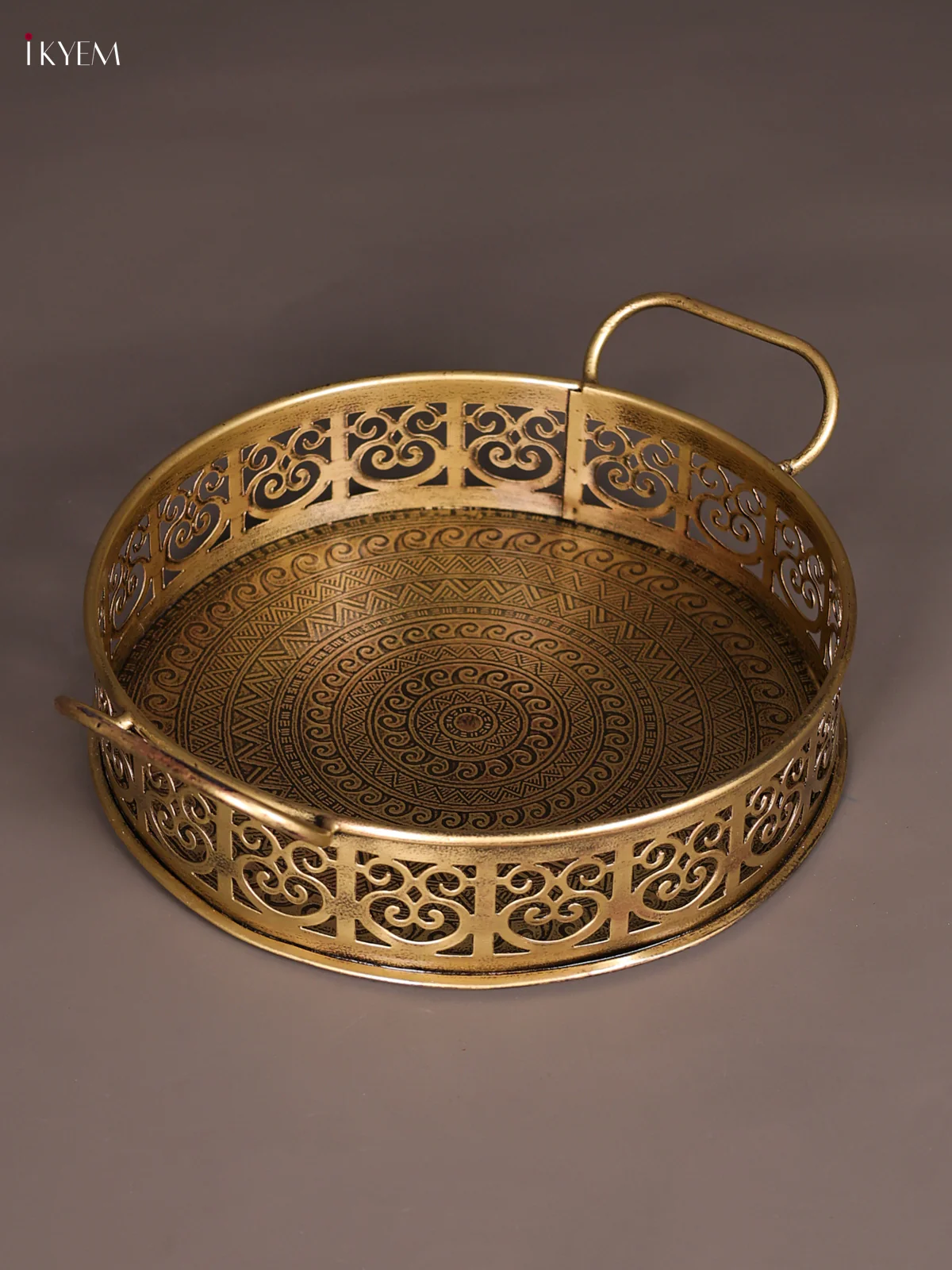Metal Round Tray-KEE28017 - Image 3
