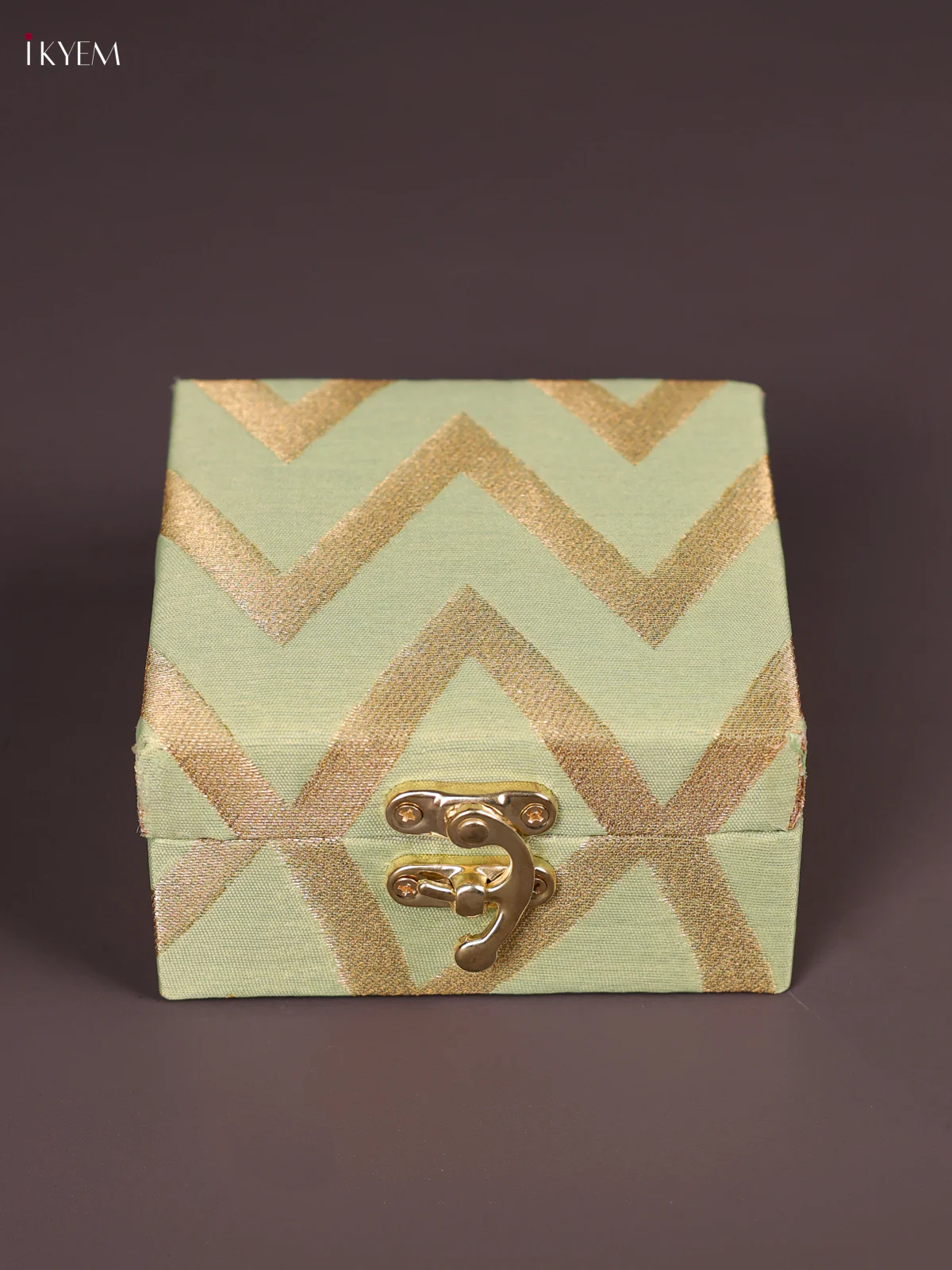 Printed jewellery Box -Green-KEF08003