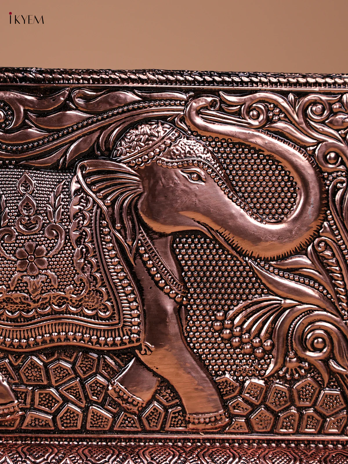 Wooden Elephant Key Hanger- Copper-KEF08021 - Image 2