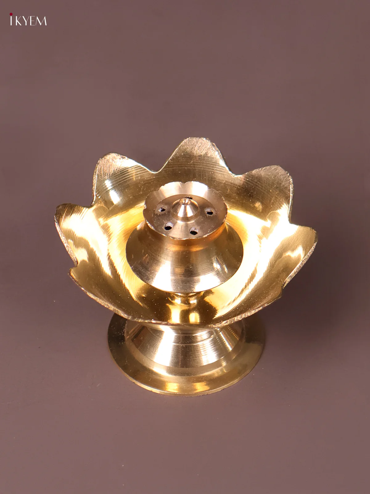 Brass kamal Agarabathi Stand 2 Inch-KEF10047 - Image 2