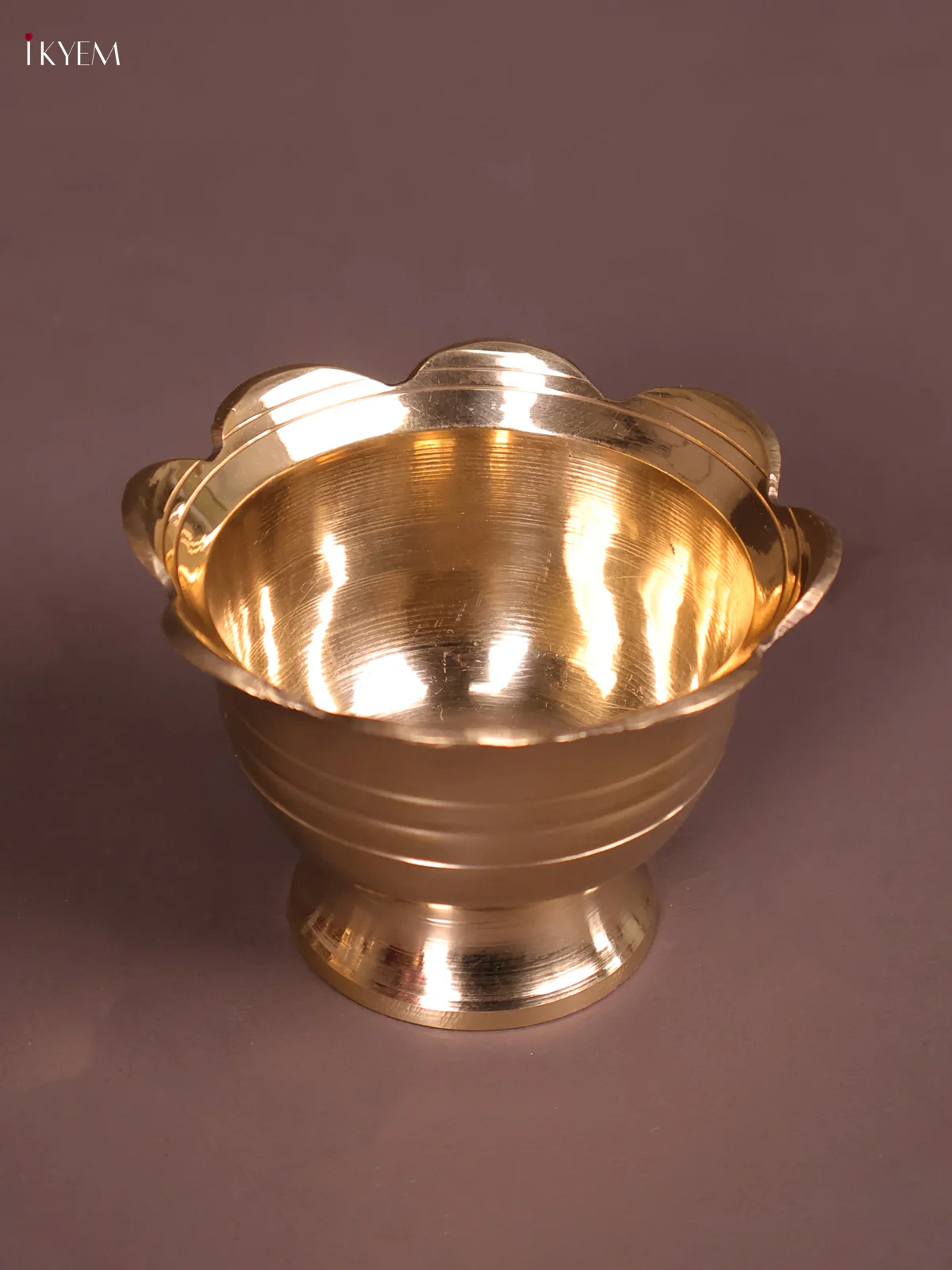 Brass Lotus Chandan Cup 2Inch-KEF10063 - Image 2