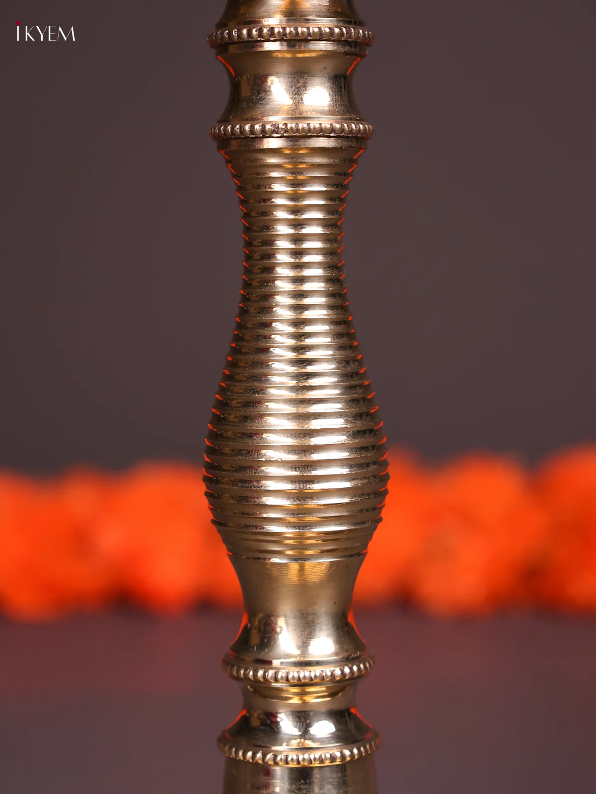 Brass 5 face Kuthu Vilaku 12 Inch-KEF10068 - Image 3