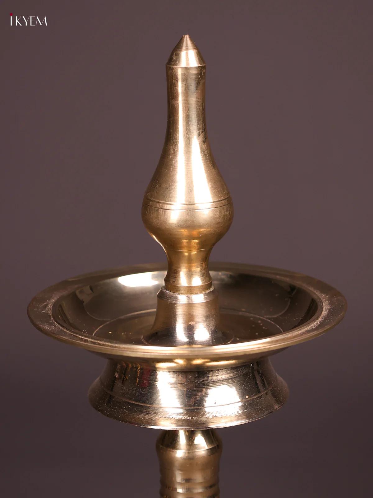 Brass Kerala Diya - 15 Inch-KEF10078 - Image 2