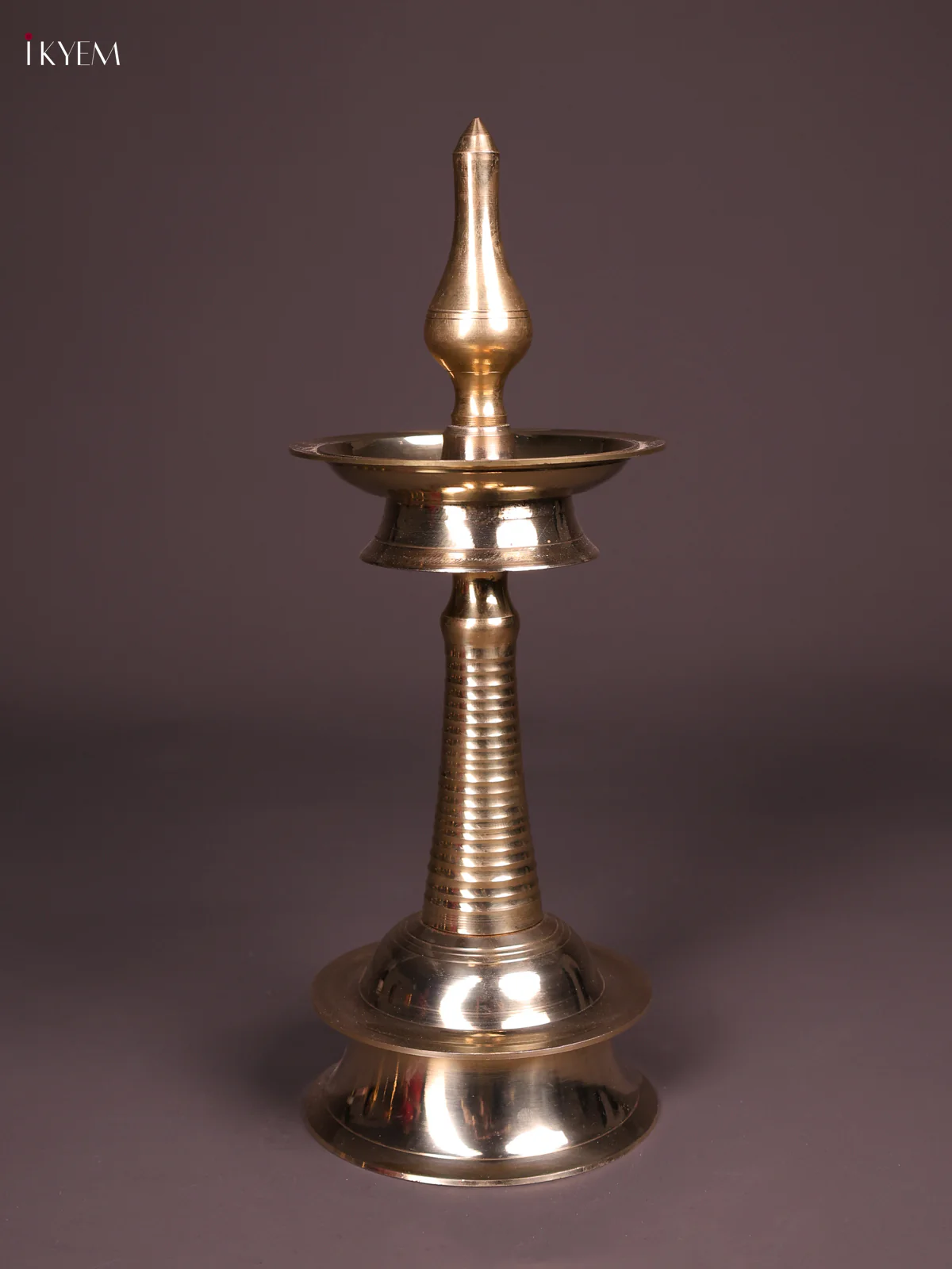 Brass Kerala Diya - 15 Inch-KEF10078 - Image 4