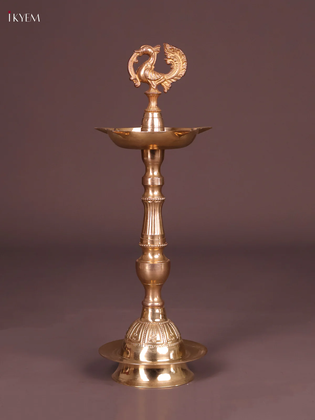 Brass Annam Kuthu vilaku 10.5 Inch-KEF10091 - Image 2