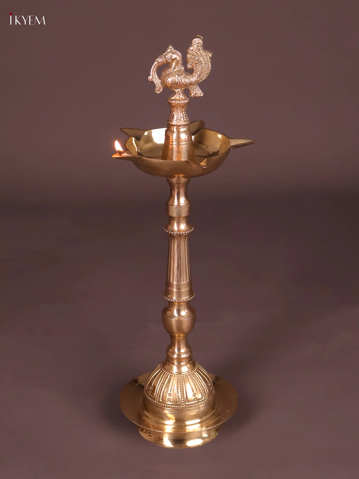 Brass Annam Kuthu vilaku 15.5 Inch-KEF10109