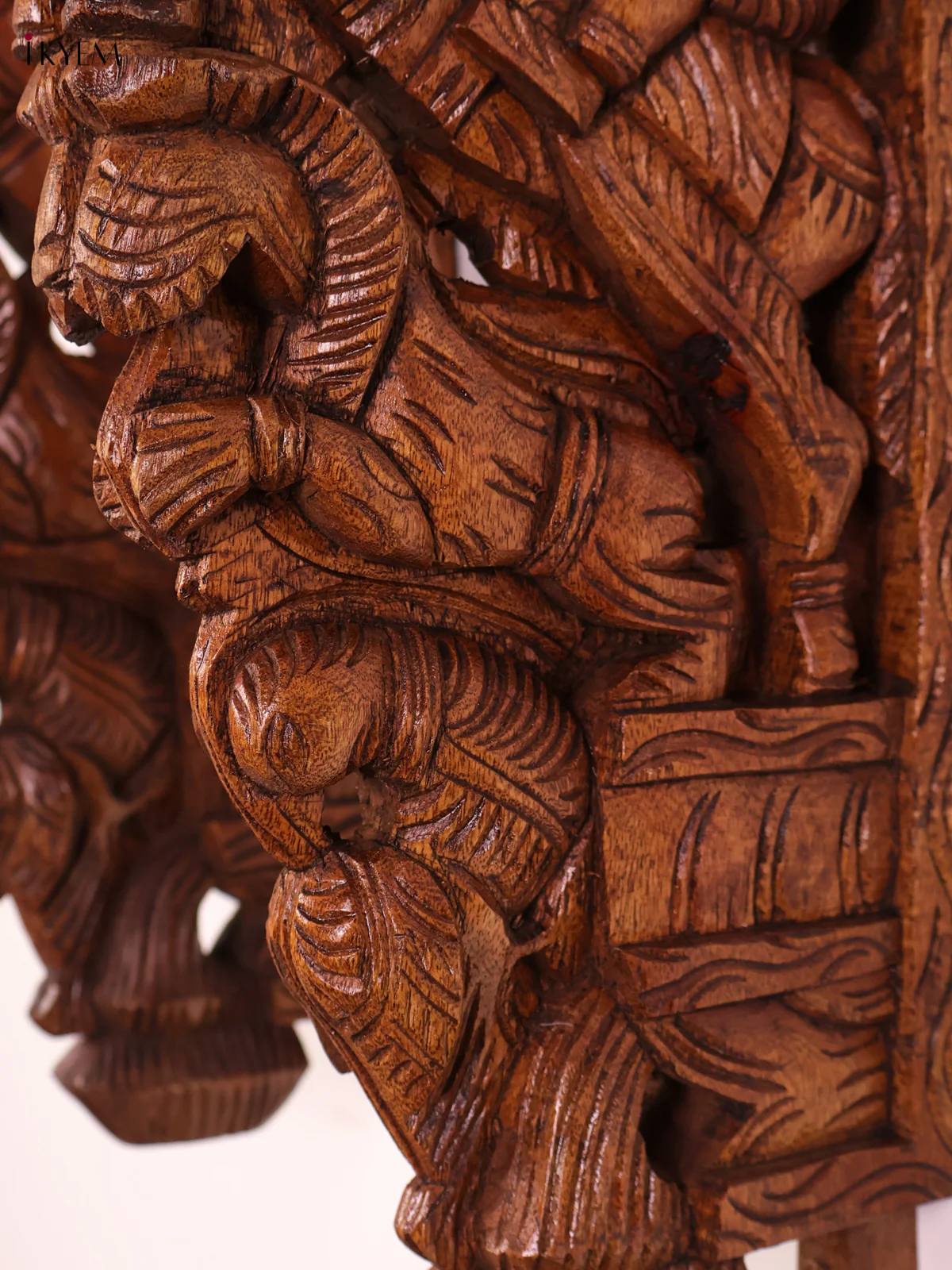 Wooden Hand Carved Horse Wall Braket Set 18x8-KEF20090 - Image 3
