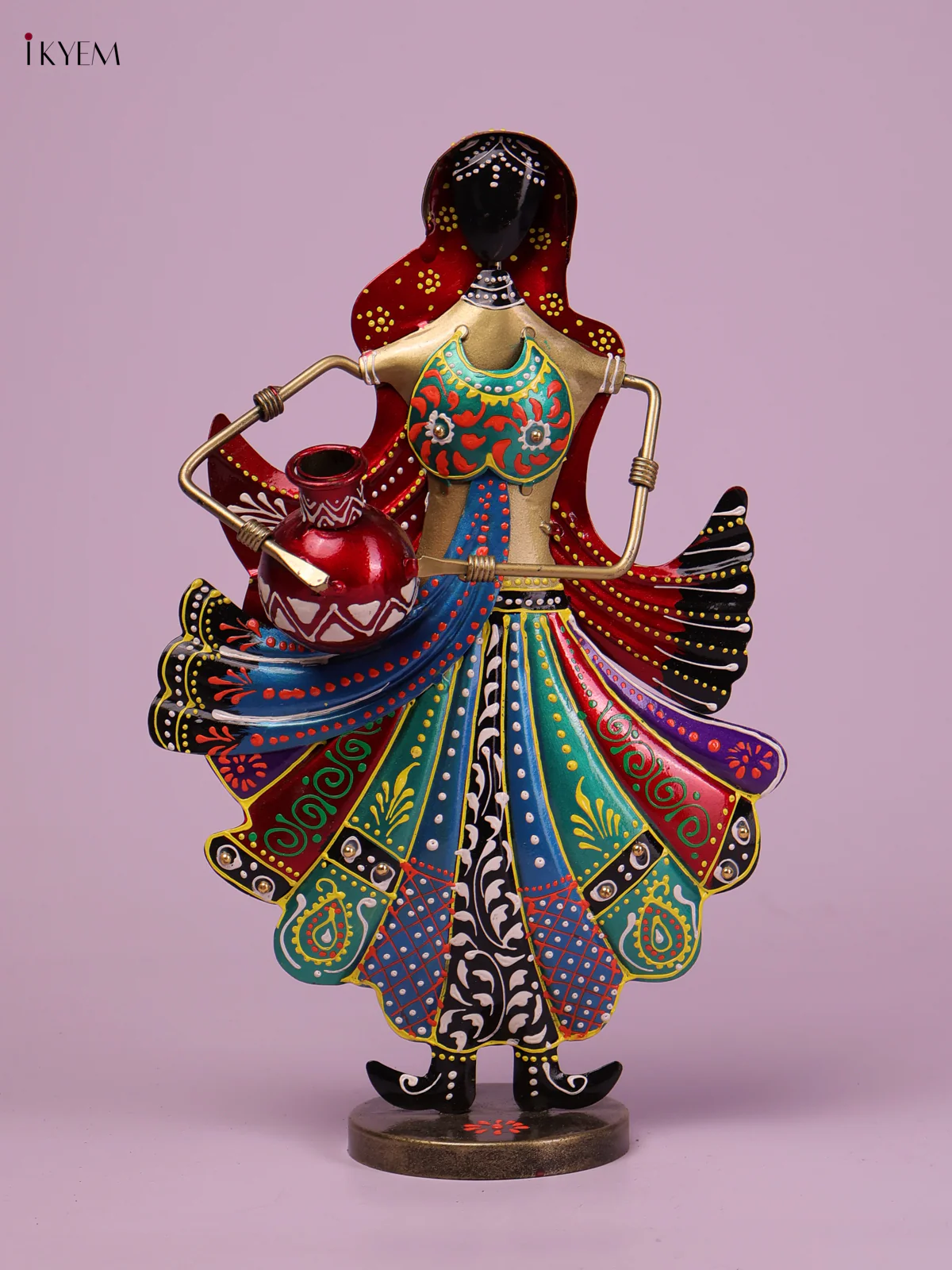 Metal Rajasathani Lady Set of 2-KEF29001 - Image 4