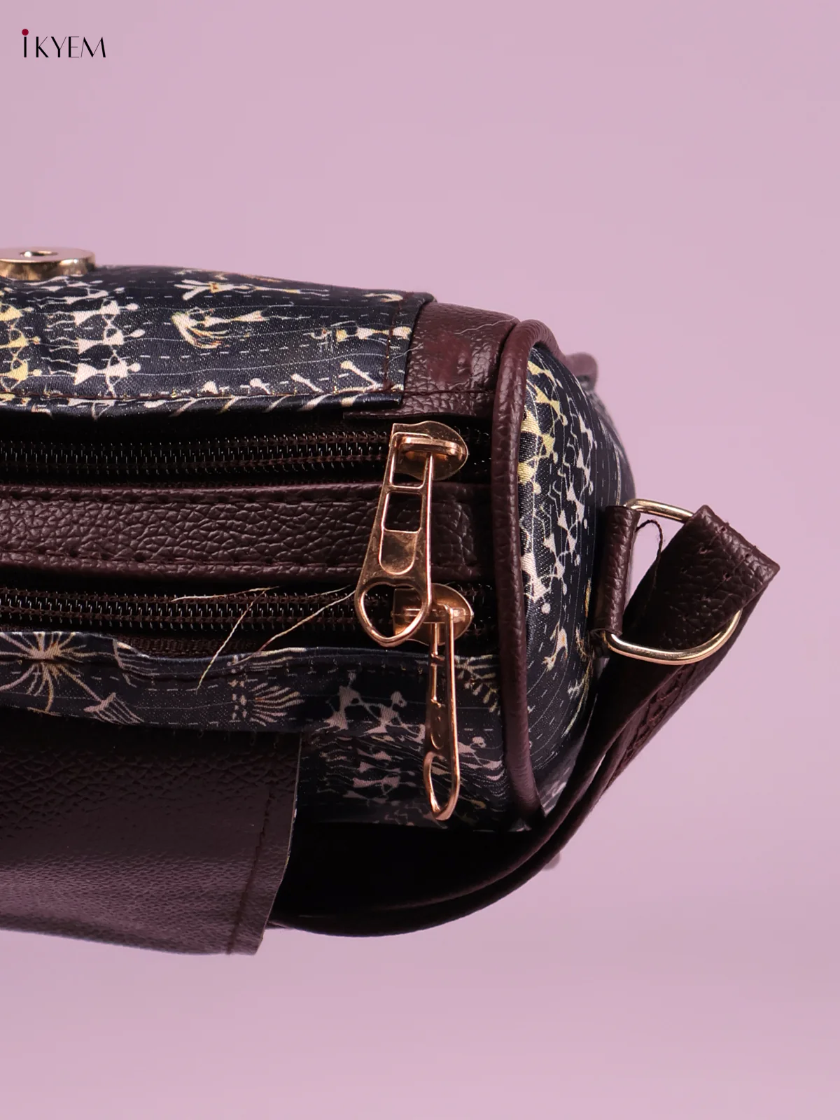 Printed Sling Bag Warli Design-Dark Blue-KEG02012 - Image 3
