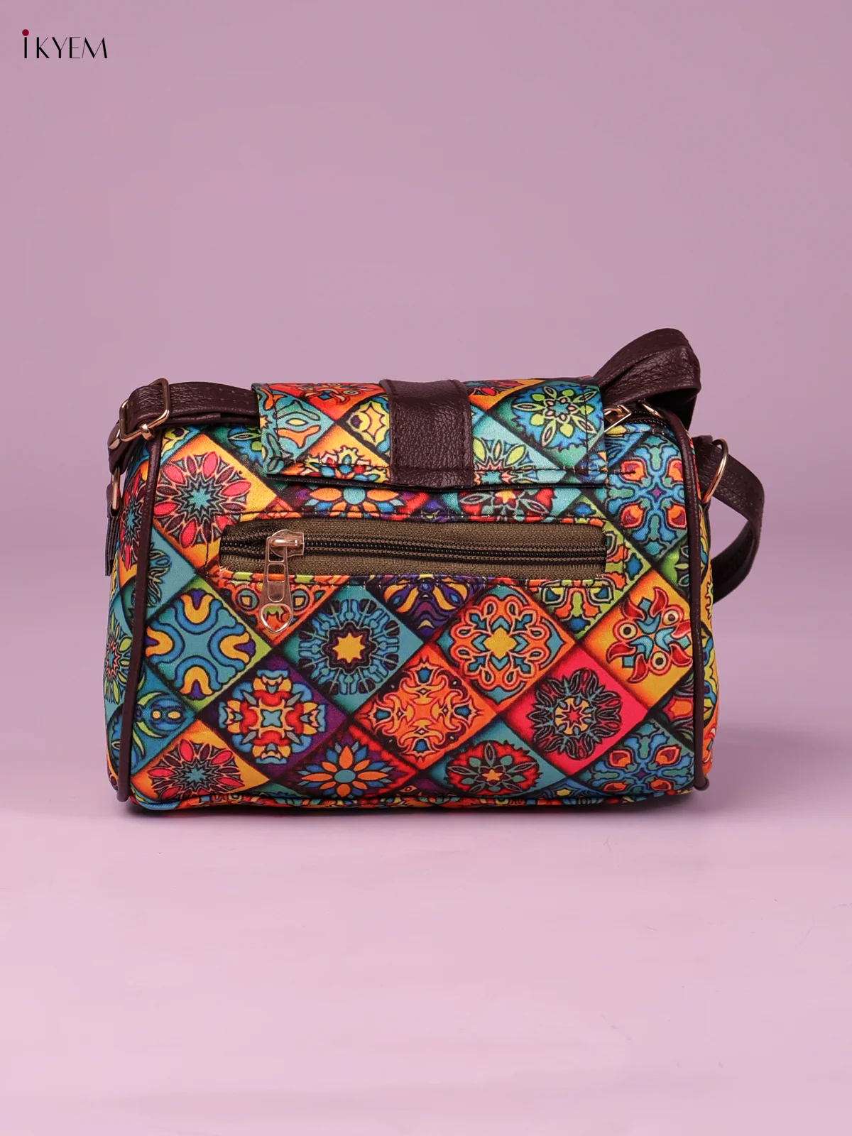 Printed Sling Bag -Muliti Colour-KEG02041 - Image 2