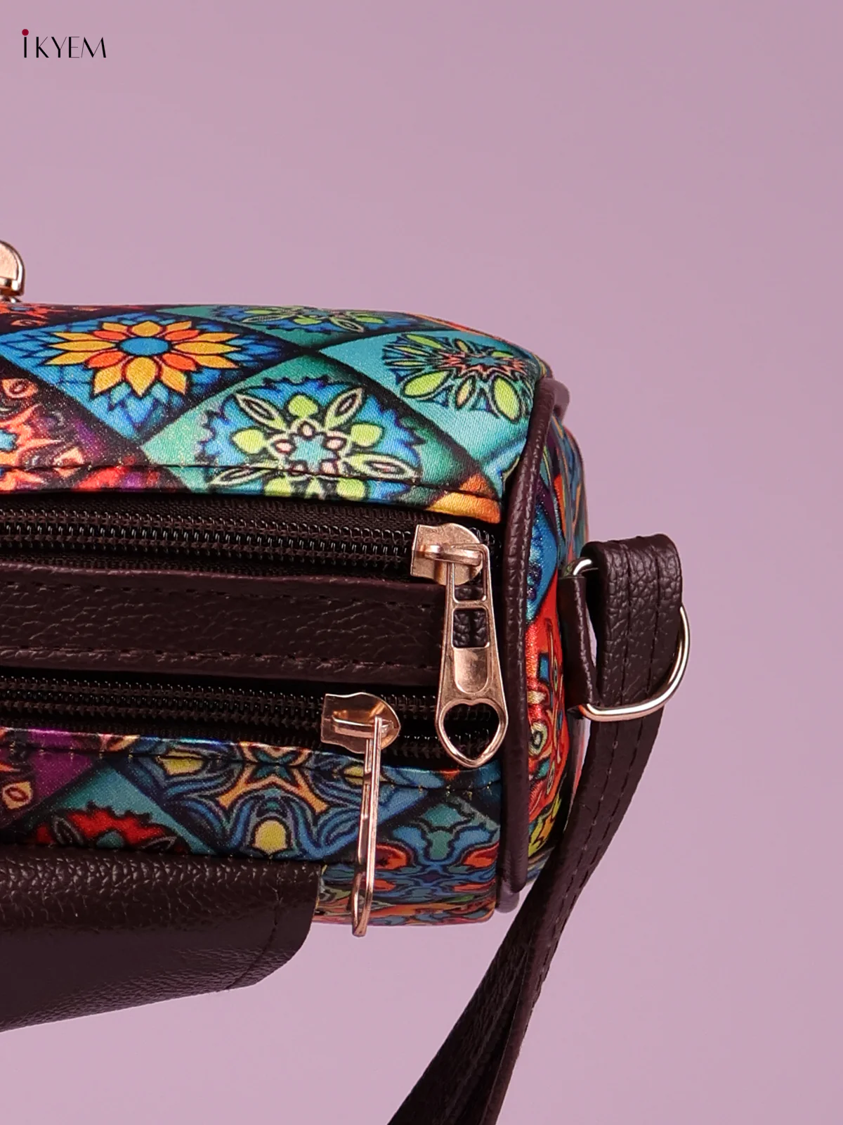 Printed Sling Bag -Muliti Colour-KEG02041 - Image 3