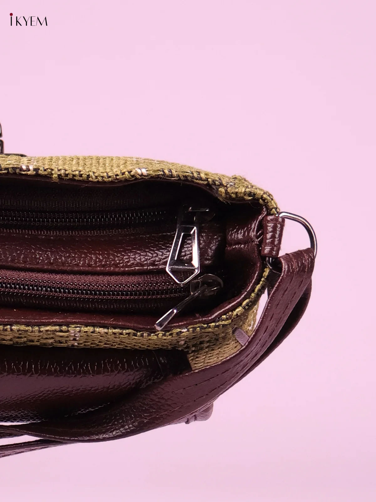 Printed Sling Bag -Green-KEG02064 - Image 3