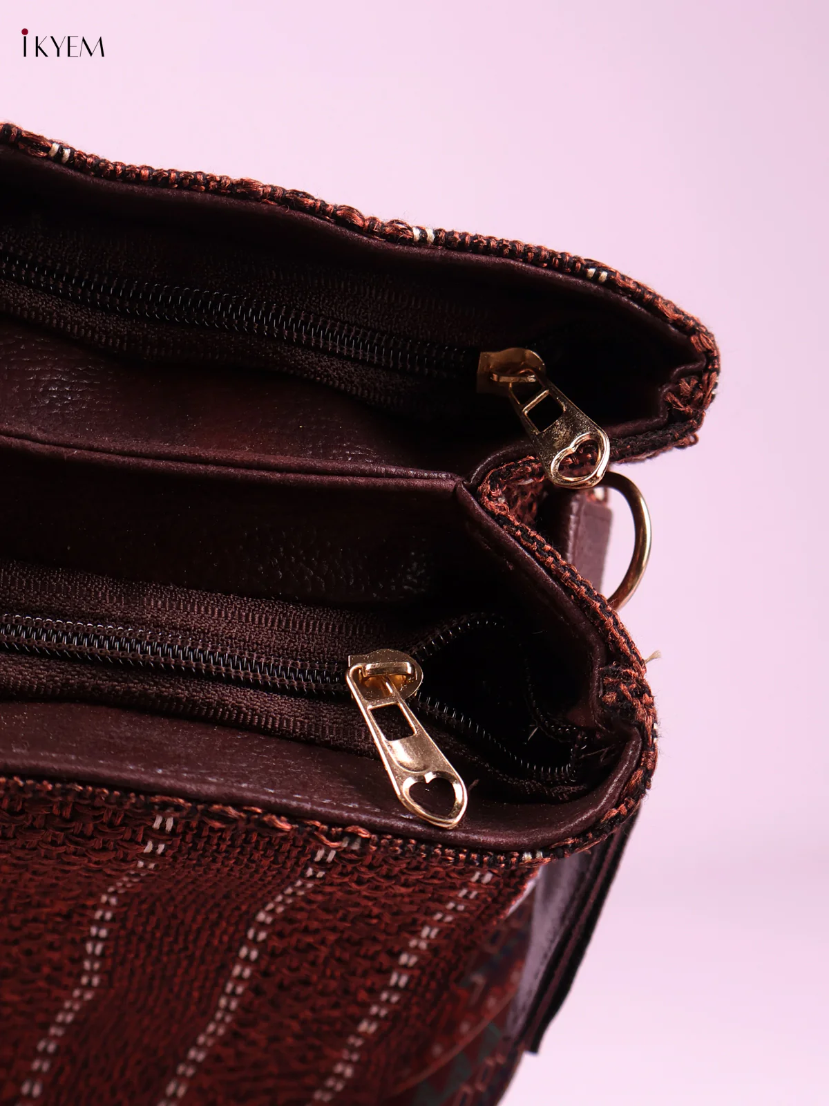 Printed Sling Bag -Maroon-KEG02080 - Image 3