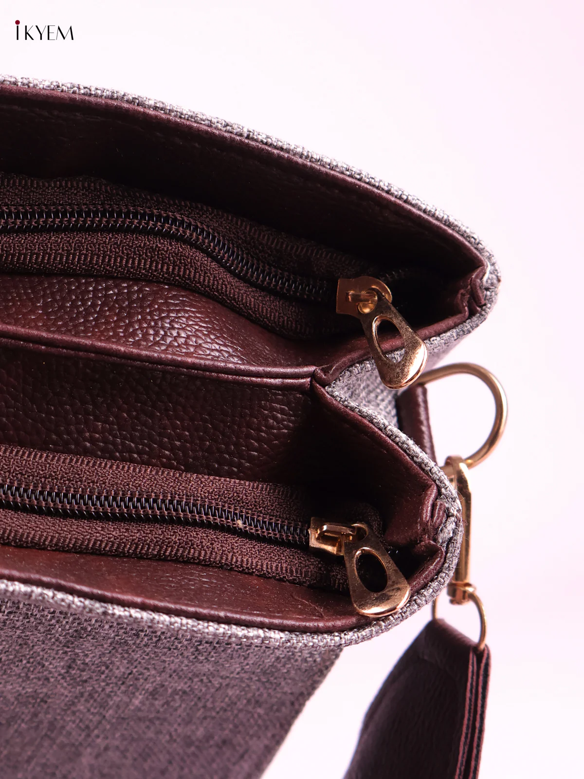Printed Sling Bag -Ash-KEG02085 - Image 3
