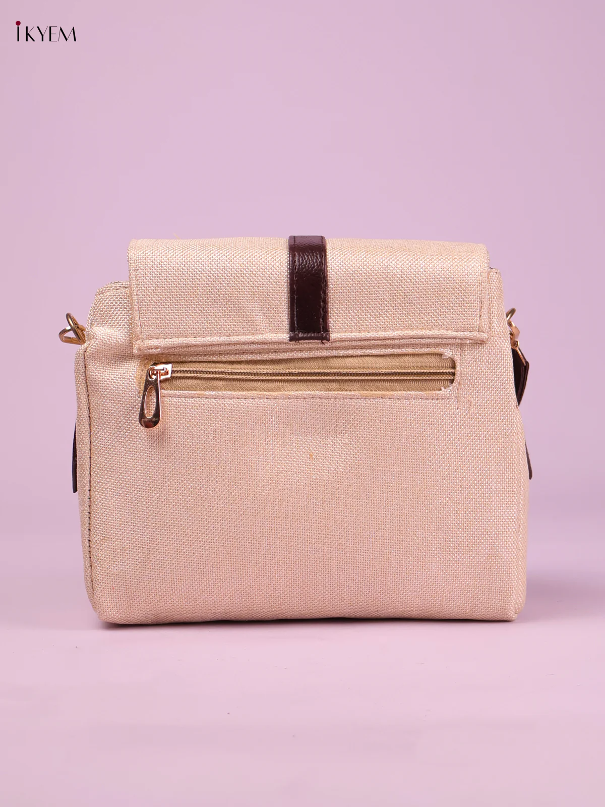 Printed Sling Bag -Peach-KEG02086 - Image 2