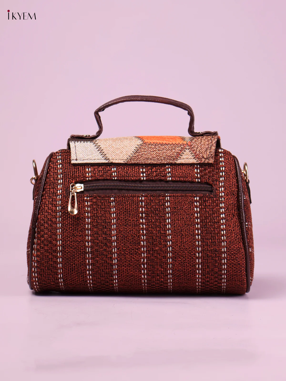 Printed Sling Bag -Maroon-KEG02092 - Image 2