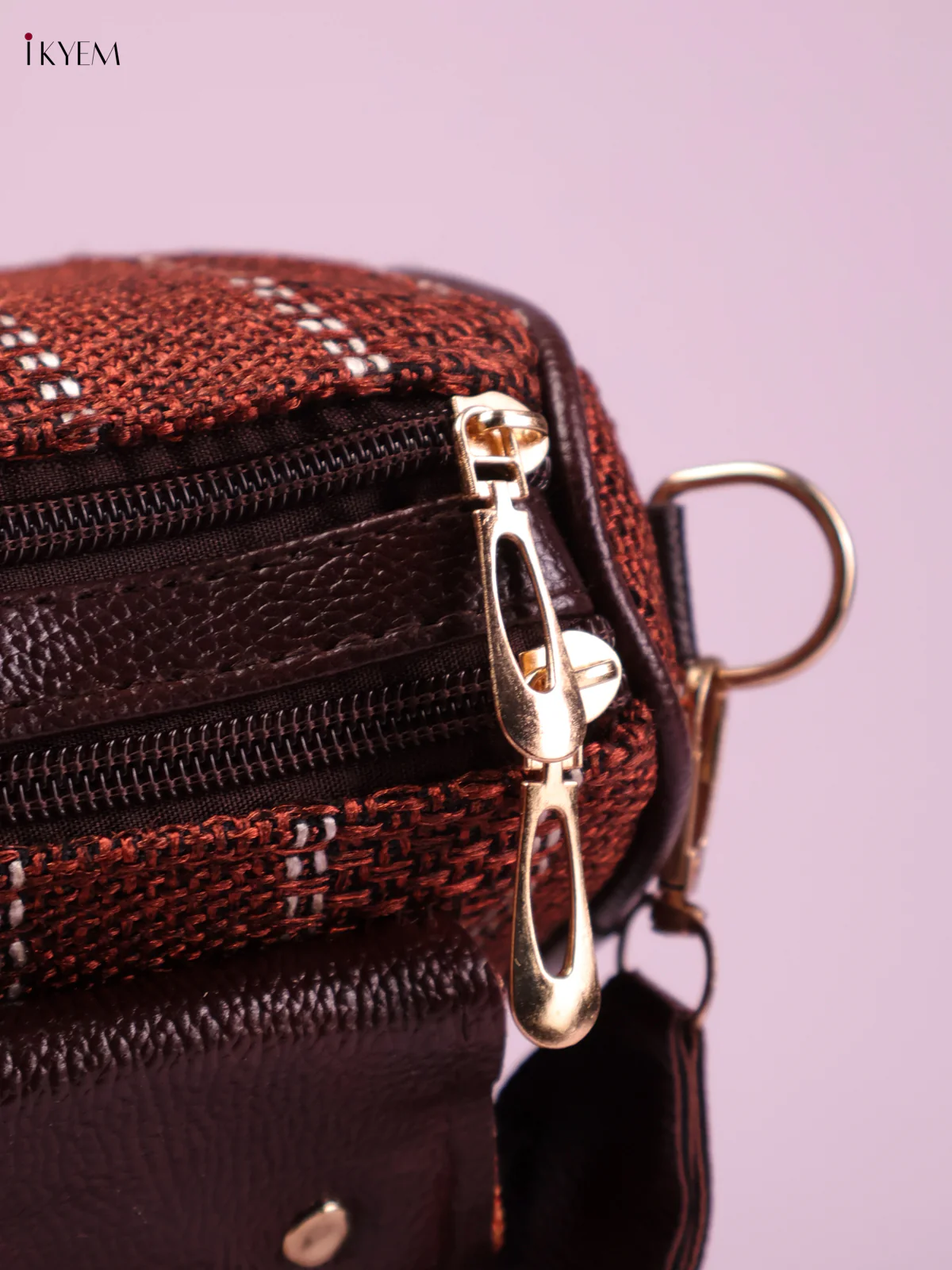 Printed Sling Bag -Maroon-KEG02092 - Image 3