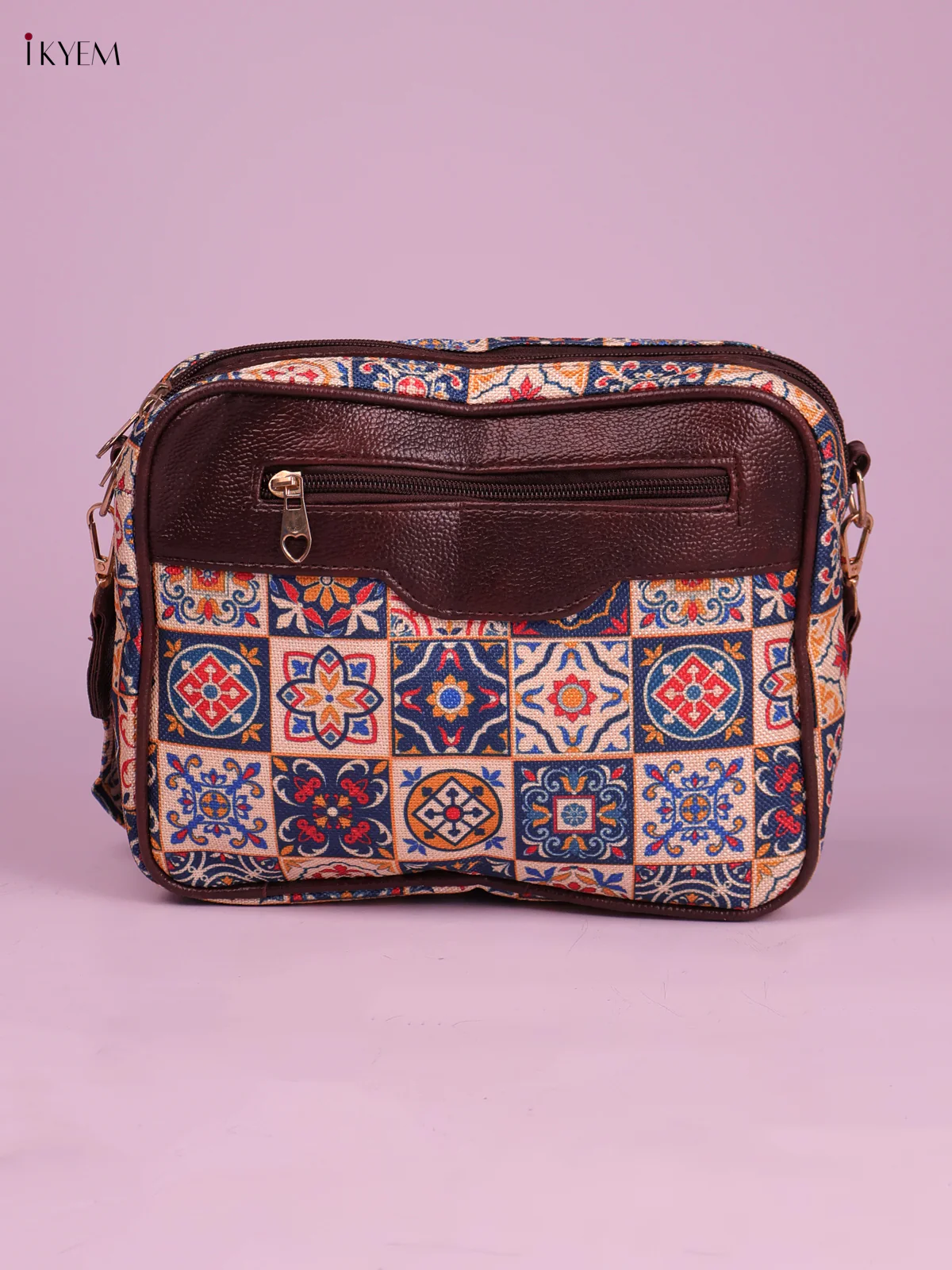 Printed Sling Bag -Muliti Colour-KEG02153