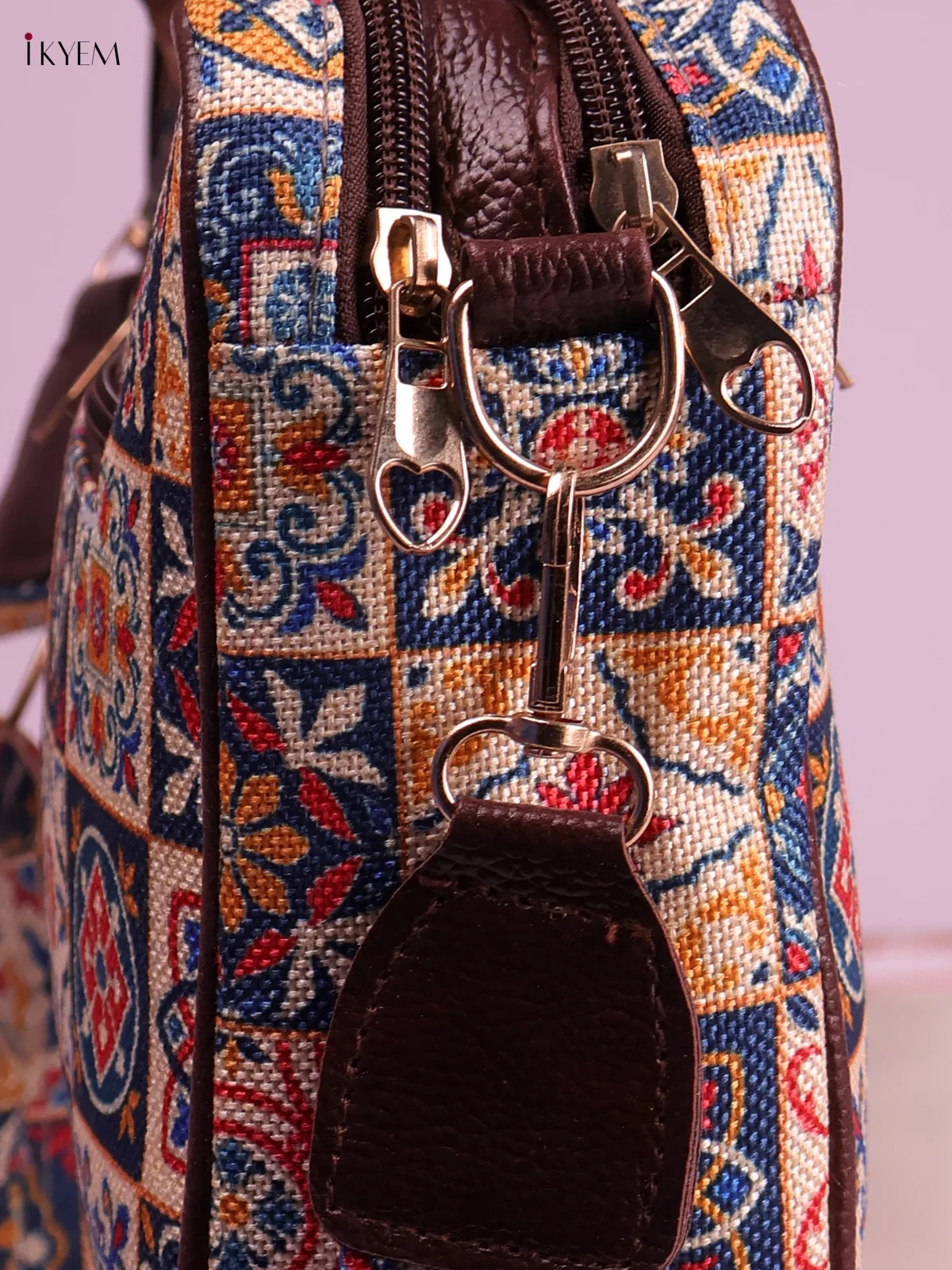Printed Sling Bag -Muliti Colour-KEG02153 - Image 3