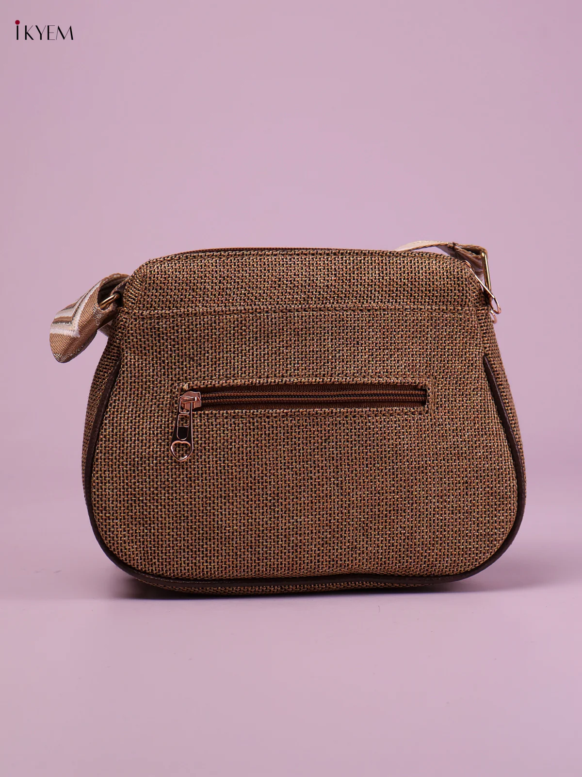 Printed Sling Bag -Sandle&Pink-KEG02158 - Image 2