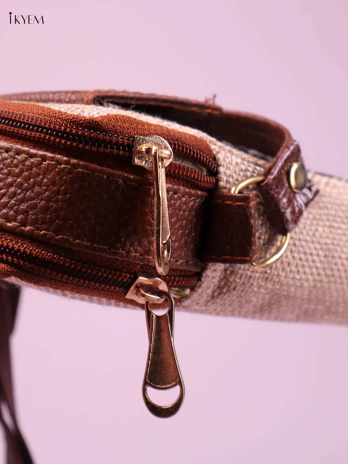Printed Sling Bag -Peach-KEG02178 - Image 3