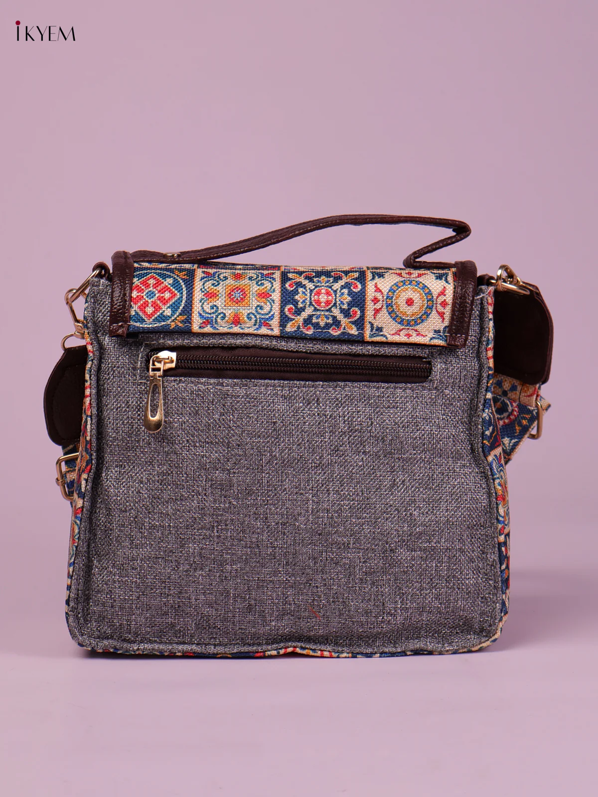 Printed Sling Bag -Multicolor-KEG02203 - Image 2