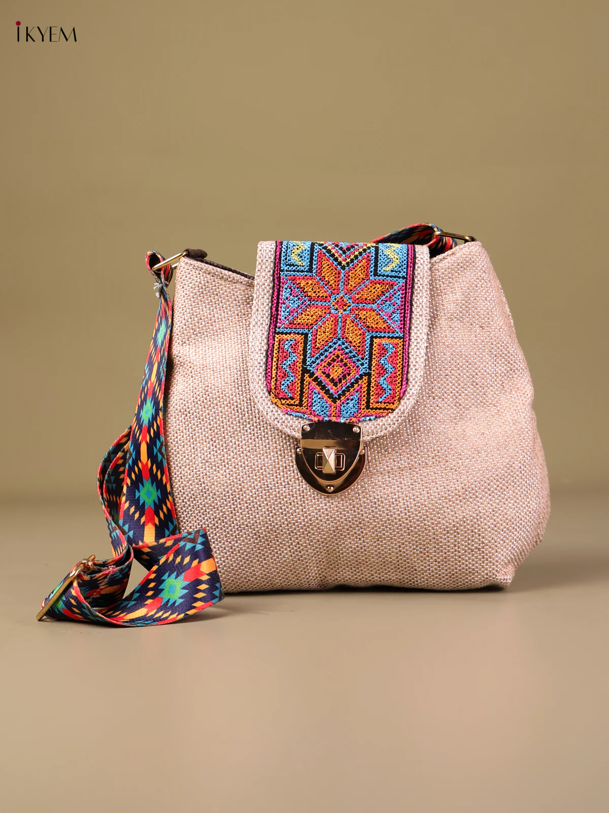 Floral Printed Sling Bag-Sandal-KEG04034