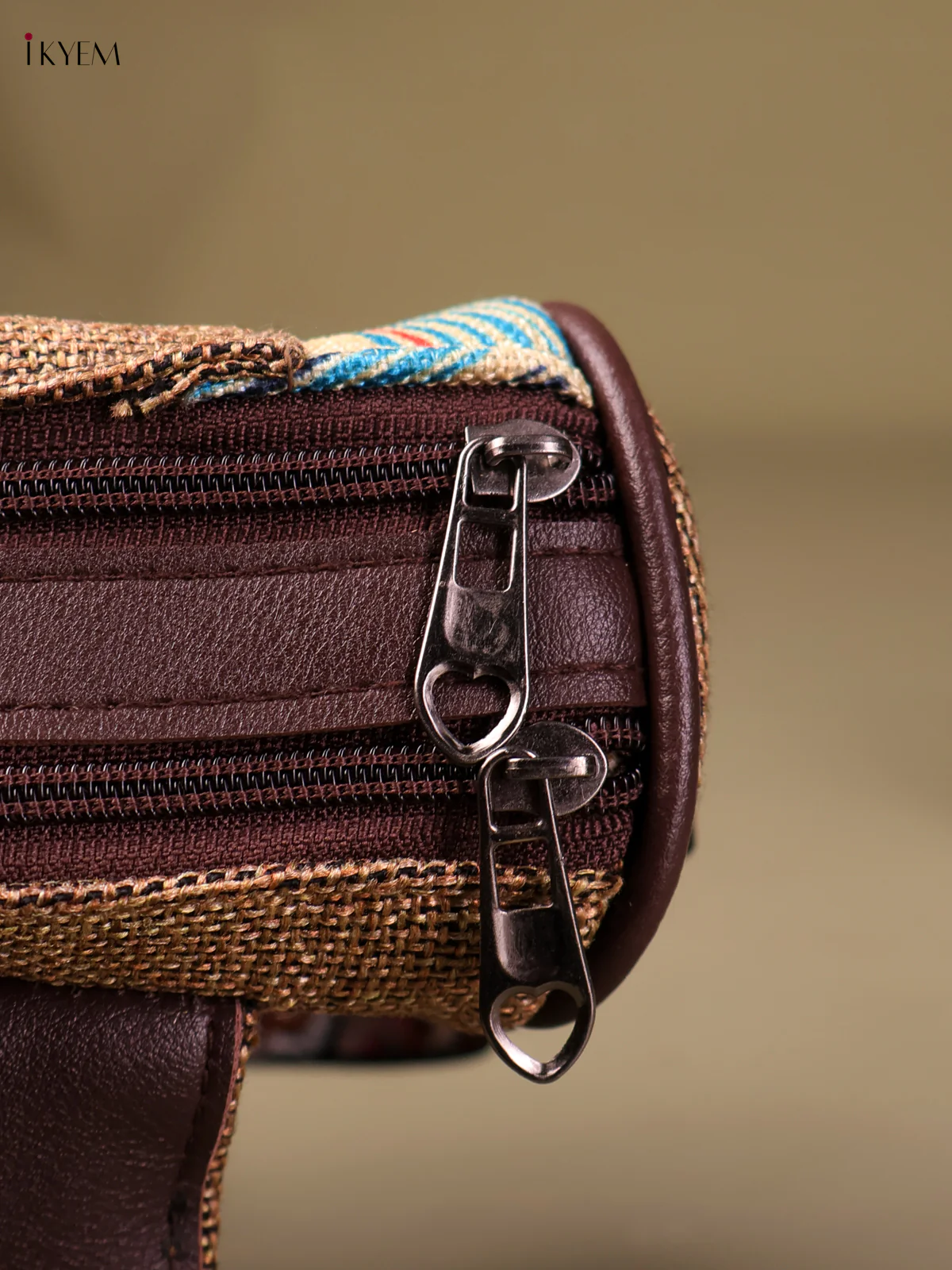 Printed Sling Bag - Sandal &Multi Color-KEG04068 - Image 3
