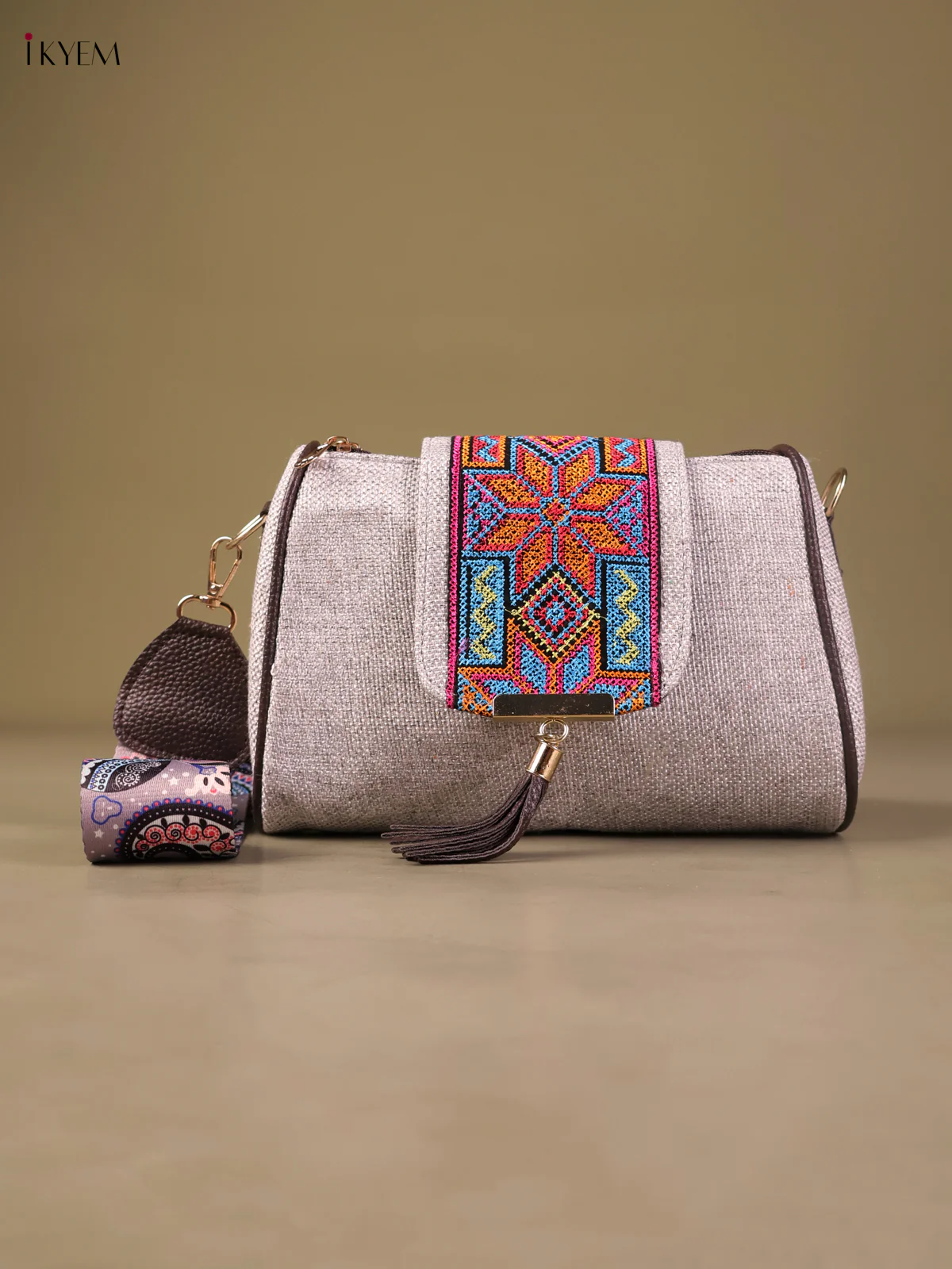 Plain Sling Bag - Ash-KEG04091