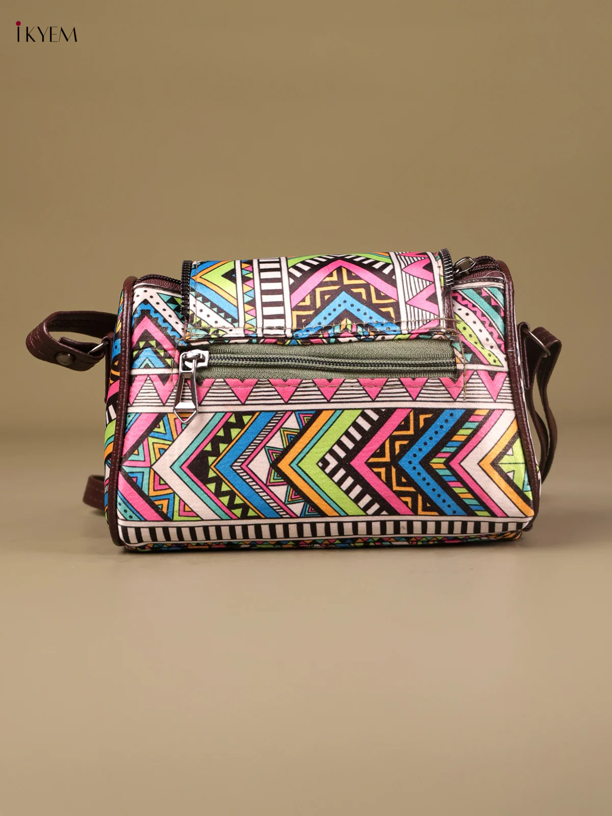Printed Sling Bag -Multi Color-KEG04134 - Image 2