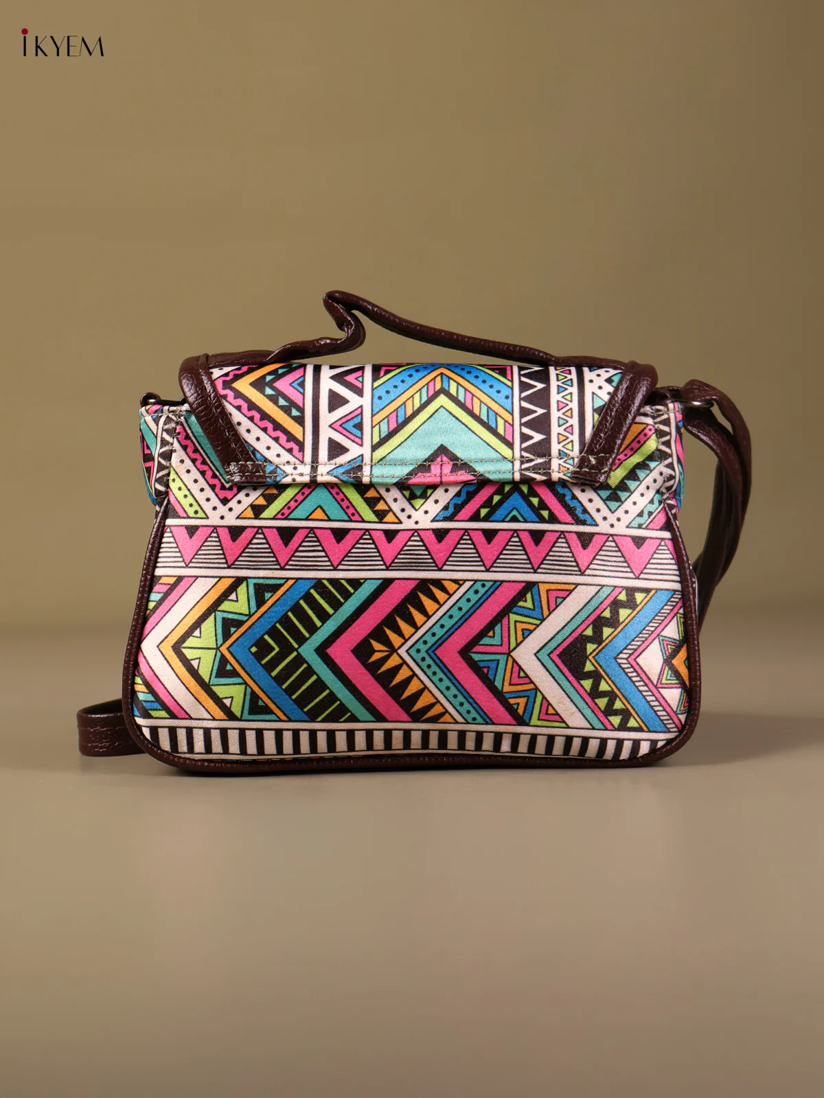 Printed Sling Bag -Multi Color-KEG04147 - Image 2