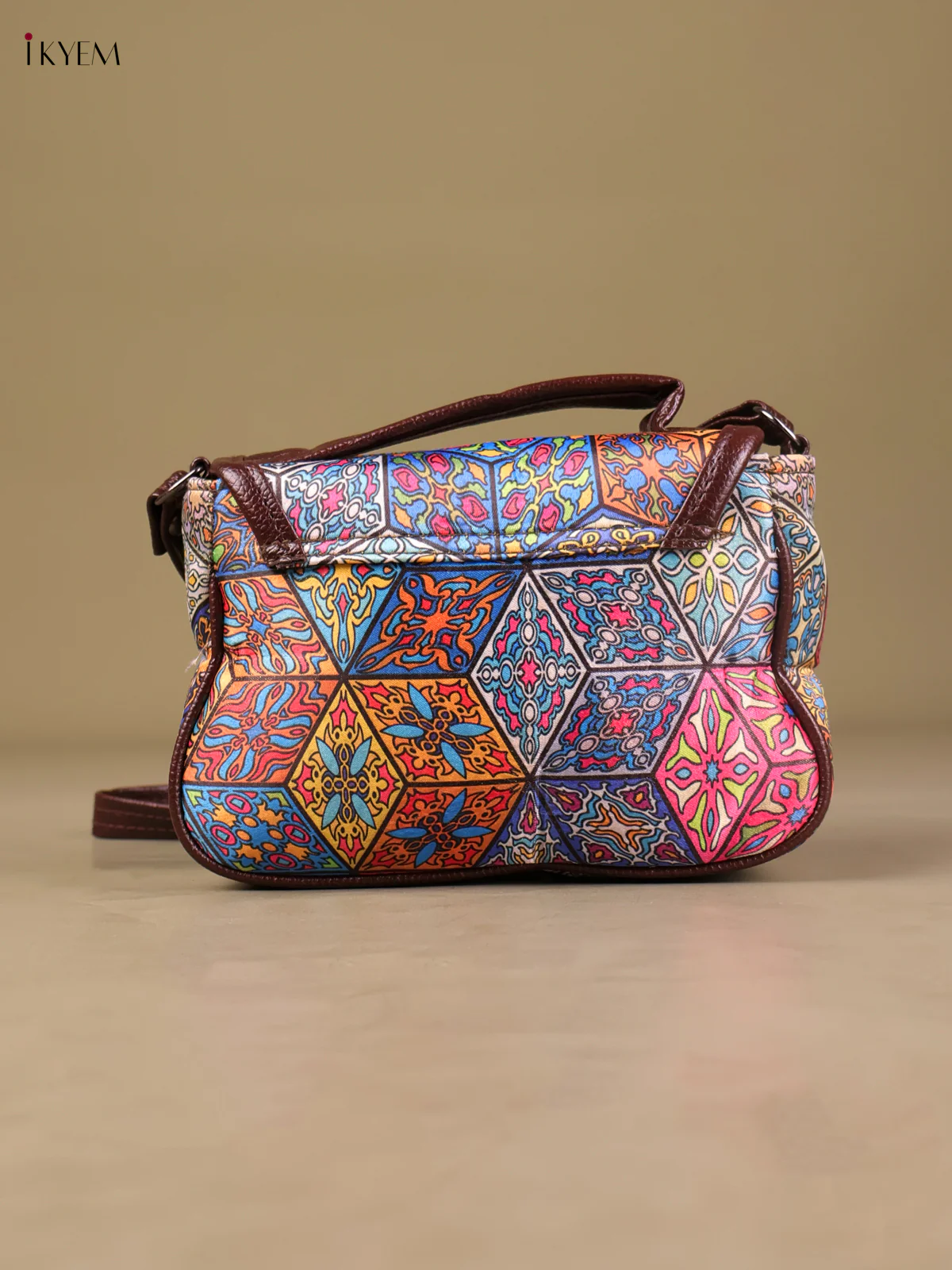 Printed Sling Bag -Multi Color-KEG04149 - Image 2