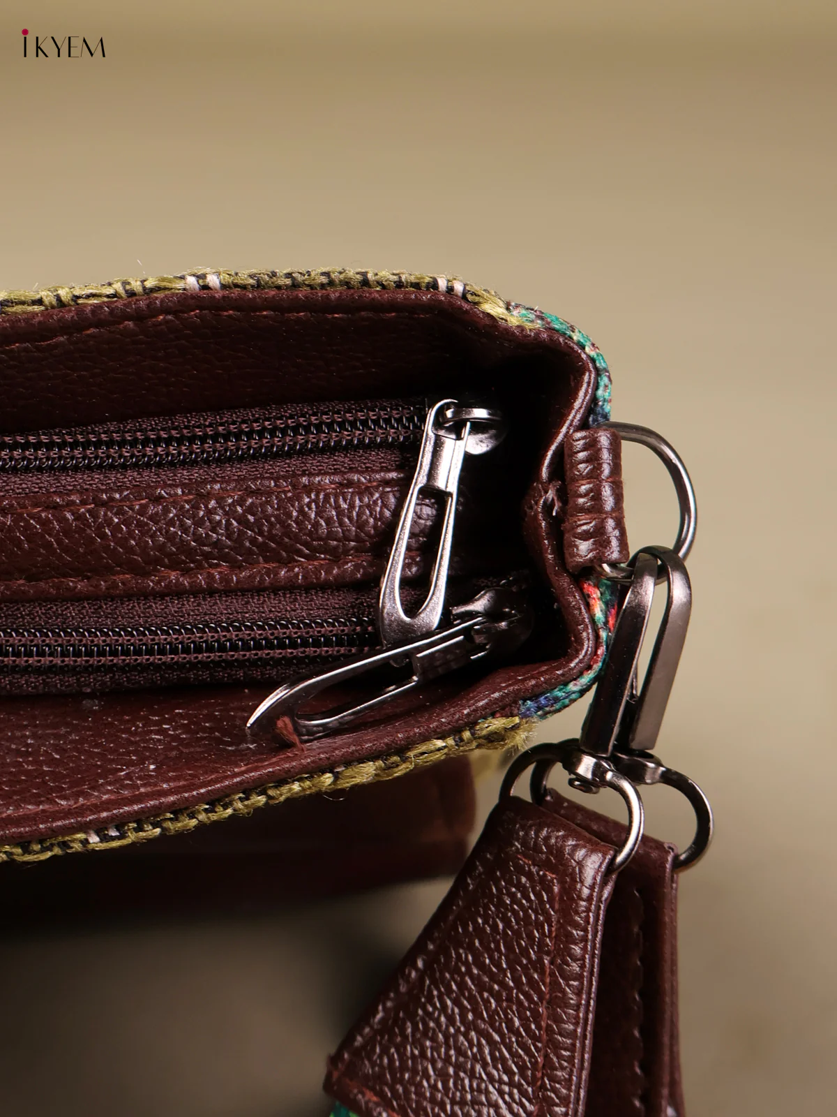 Printed Sling Bag - Maroon-KEG04164 - Image 3