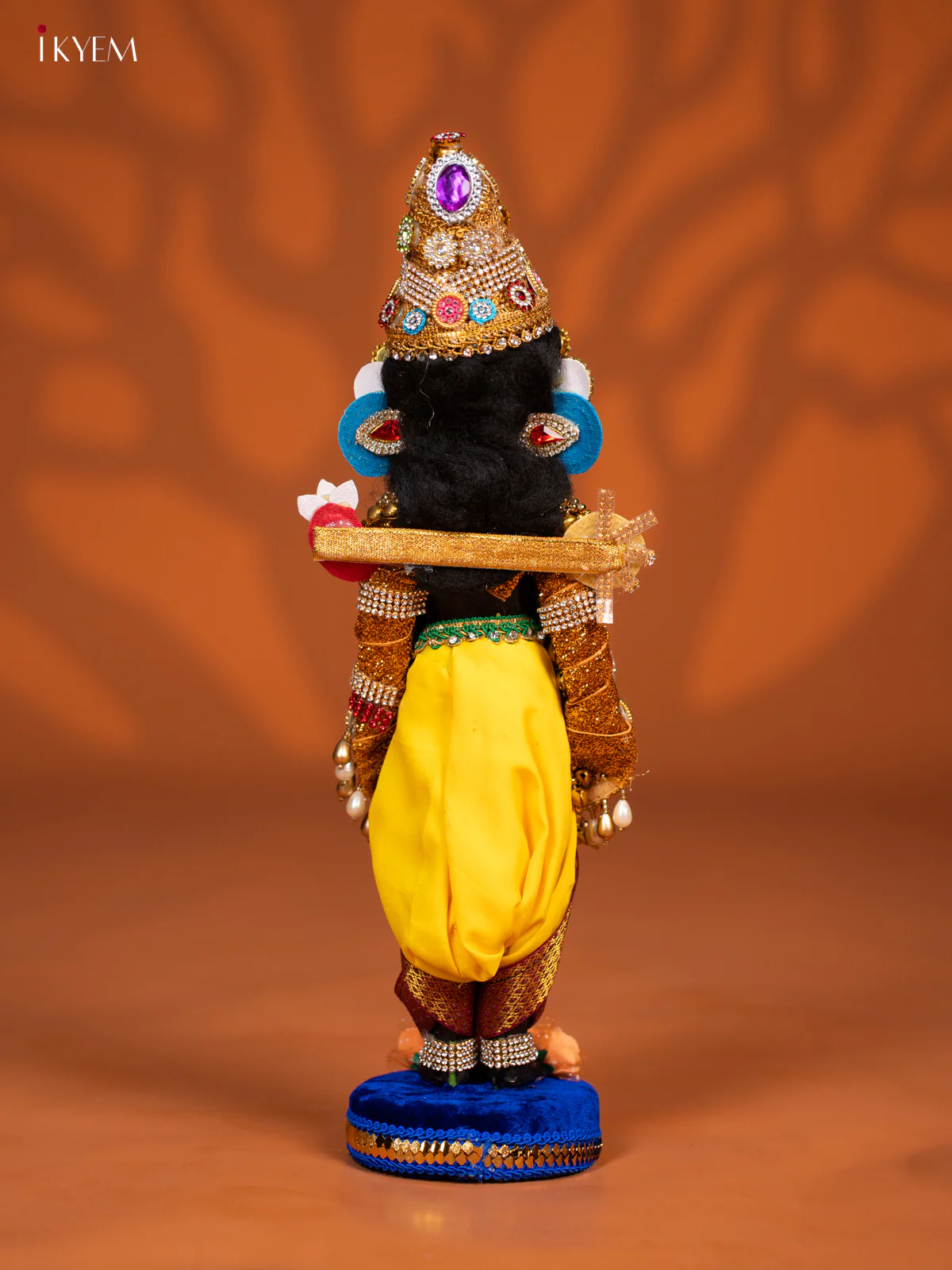 Venkatesa Perumal - Golu Display Doll - Yellow & Blue Base - KF04131 - Image 4
