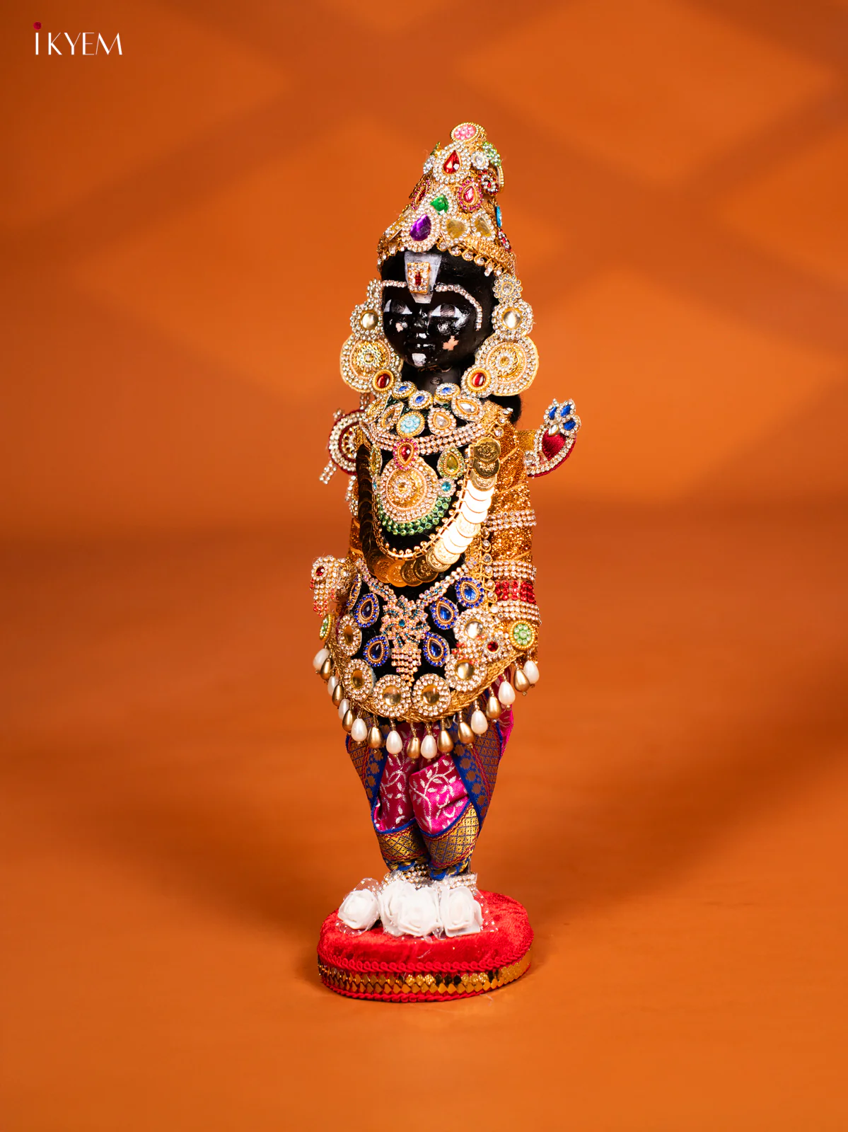 Venkatesa Perumal - Golu Display Doll - Pink & Red Base - KF04133 - Image 2