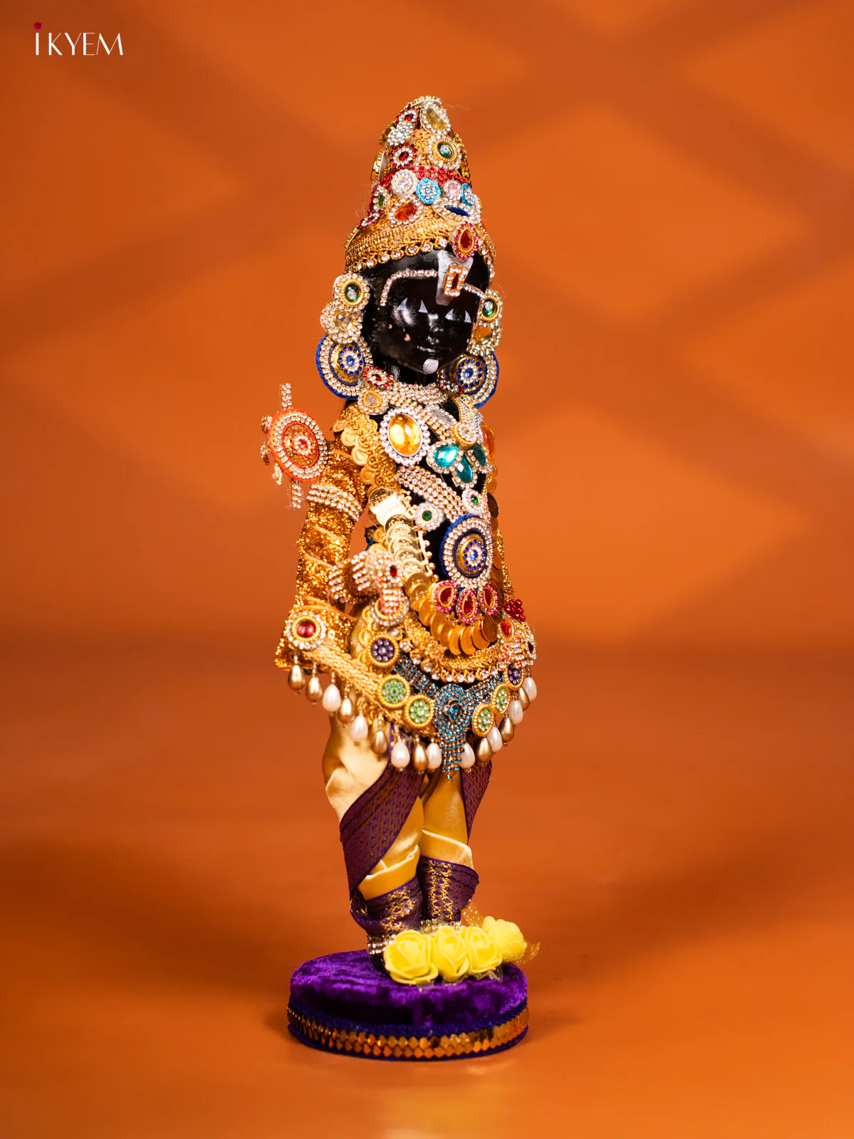 Venkatesa Perumal - Golu Display Doll - Sandal & Purple Base - KF04134 - Image 3