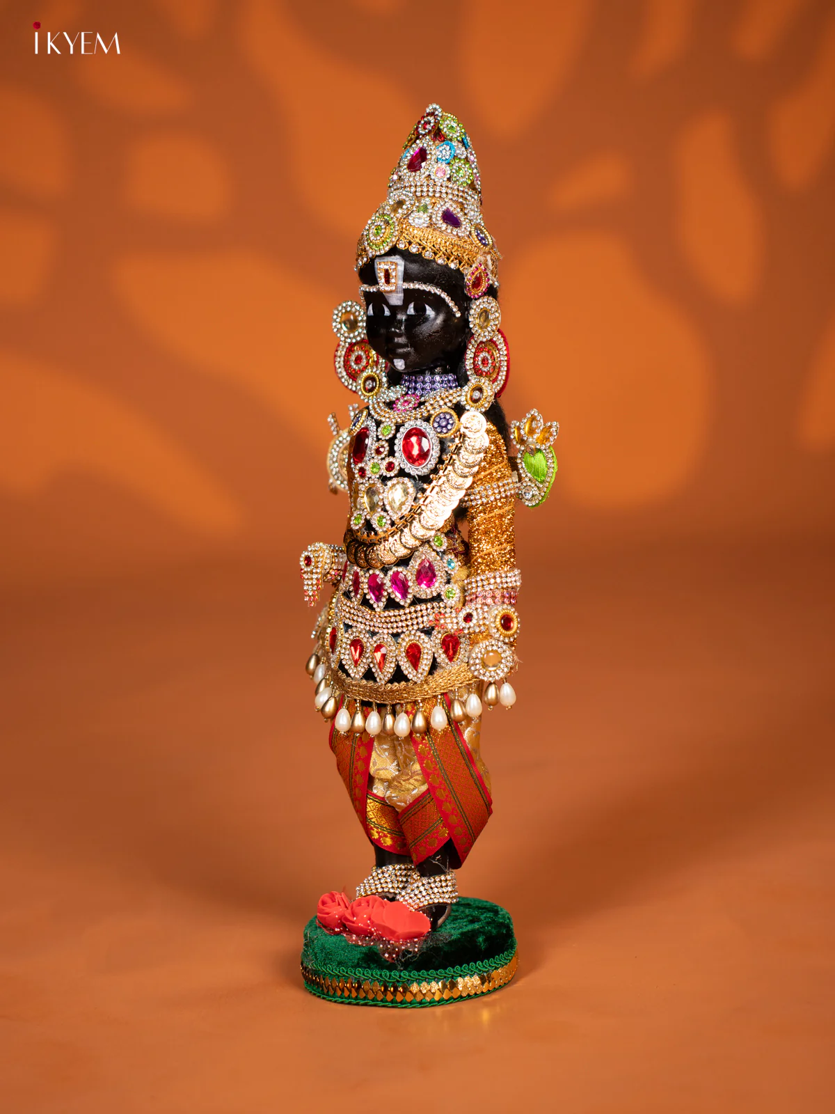Venkatesa Perumal - Golu Display Doll - Red & Green Base - KF04135 - Image 2