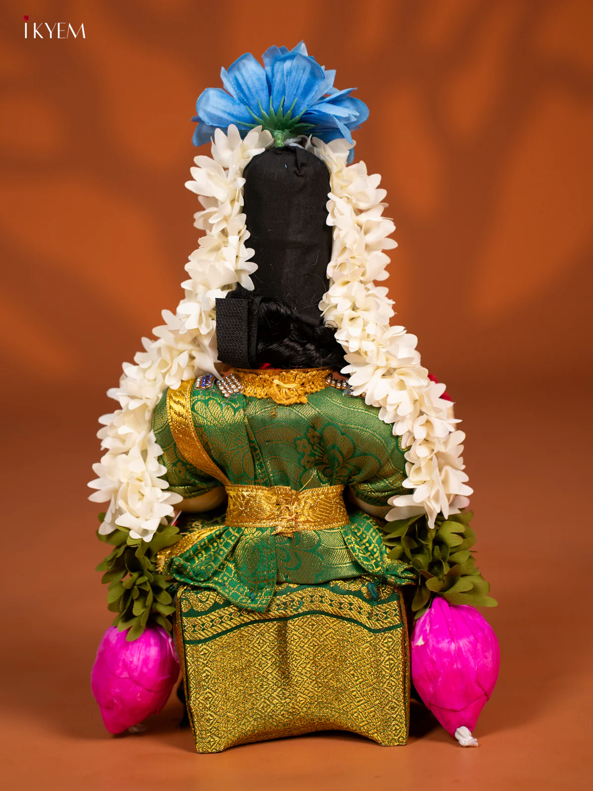 Varamahalakshmi Doll - 12 Inch - Green - KF04157 - Image 5