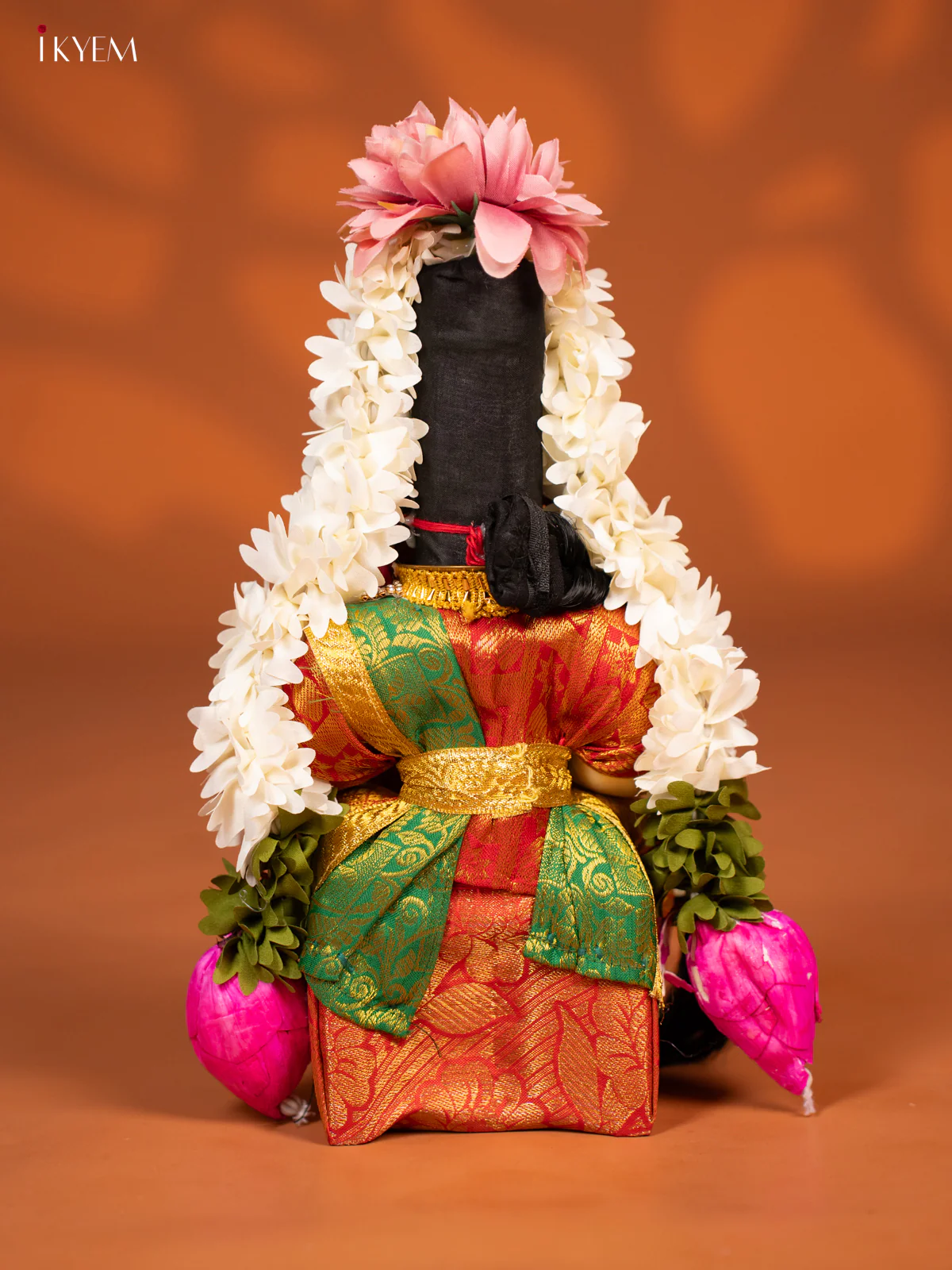 Varamahalakshmi Doll - 12 Inch - Red & Green - KF04162 - Image 4
