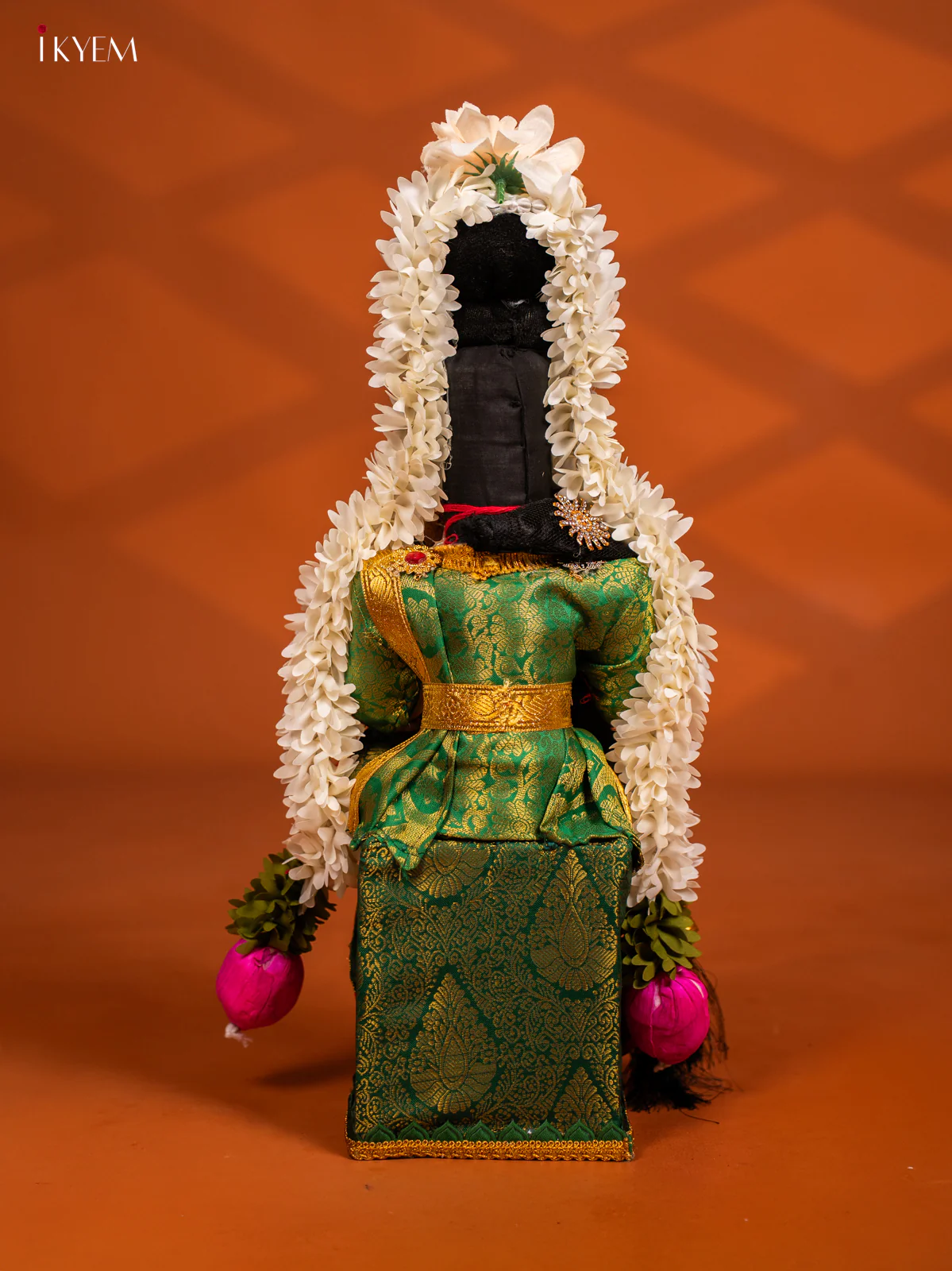 Varamahalakshmi Doll - 18 Inch - Big - Green - KF04167 - Image 4