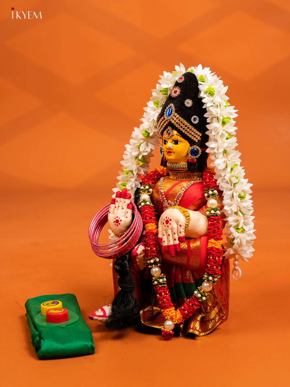 DIY Varamahalakshmi Kit - Red - KF04174 - Image 11