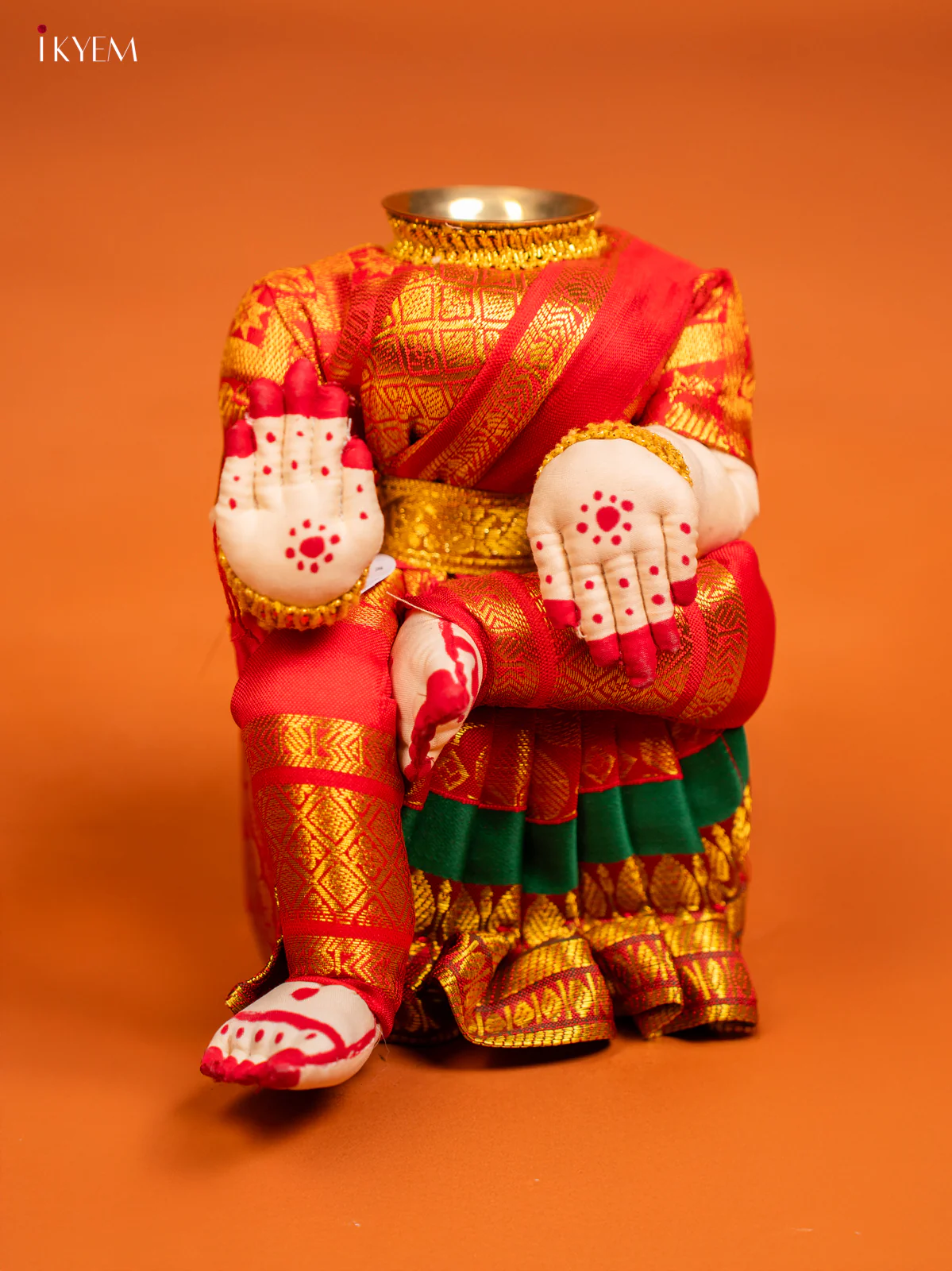 DIY Varamahalakshmi Kit - Red - KF04174 - Image 3