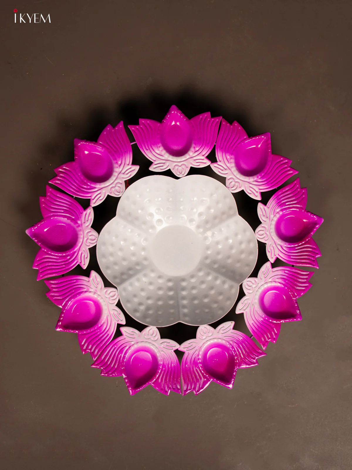 Louts Diya Urli Flower Bowl - Pink - KF06139