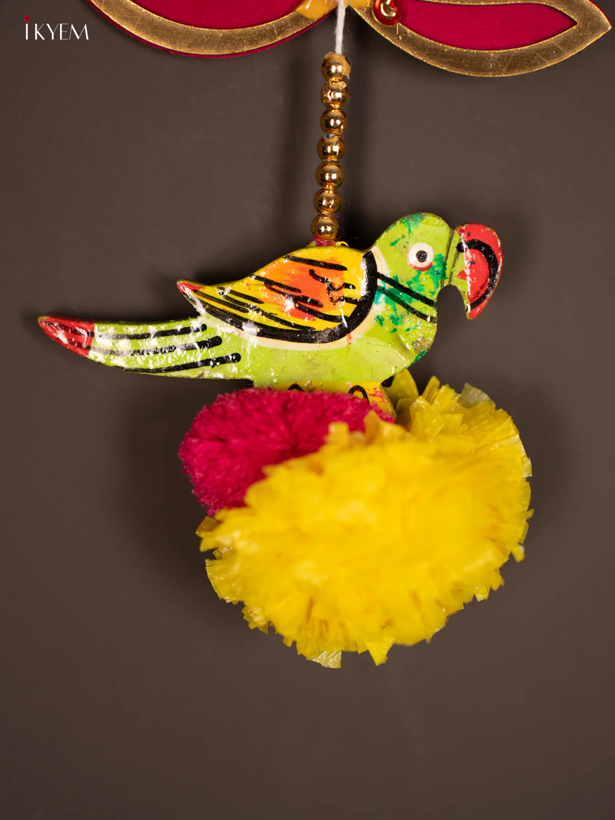 Lotus and parrot Wall Hanging - KF10127 - Image 2